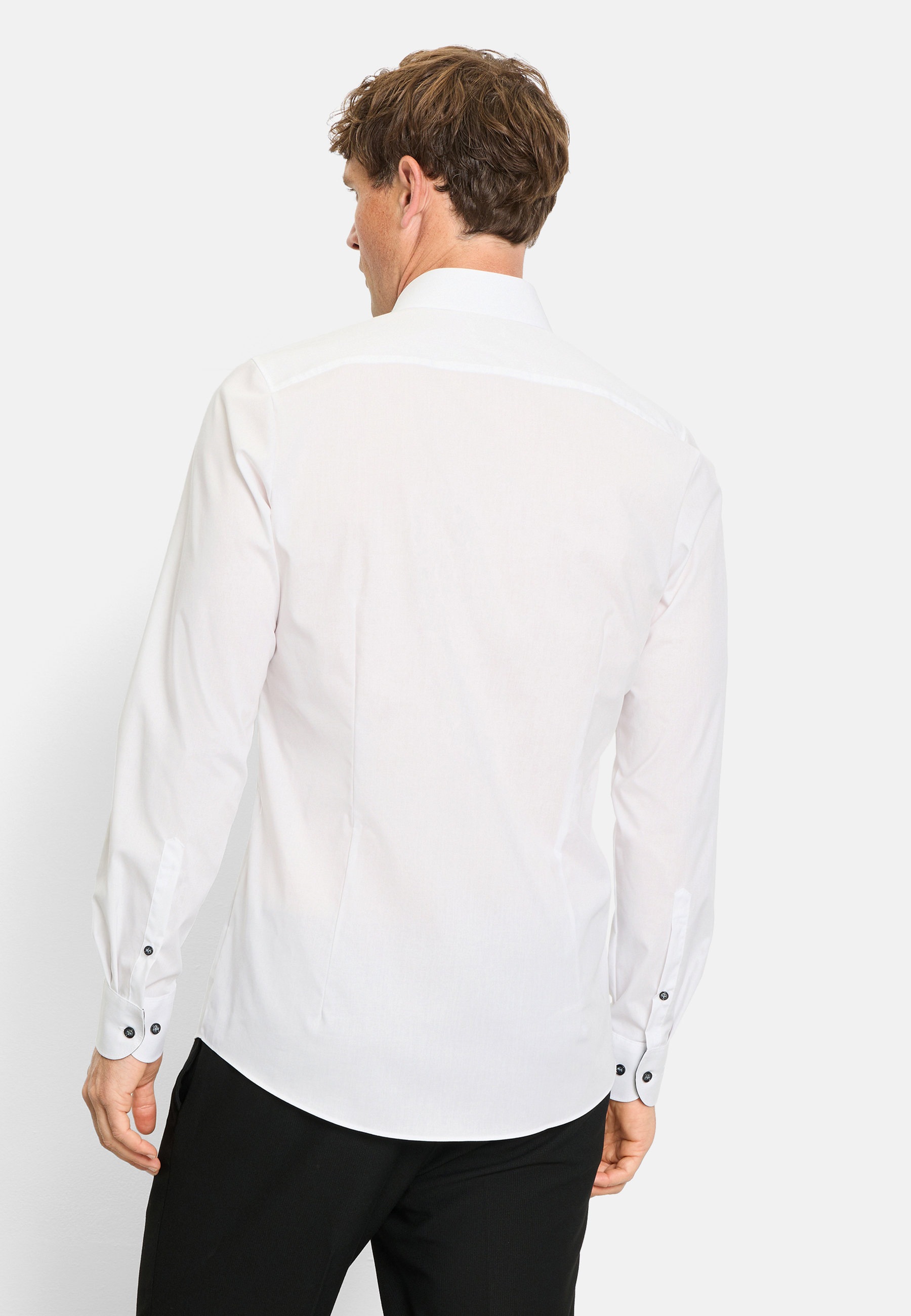 OLYMP Level Five Body Fit Royal Kent Shirt Anthracite 38 3
