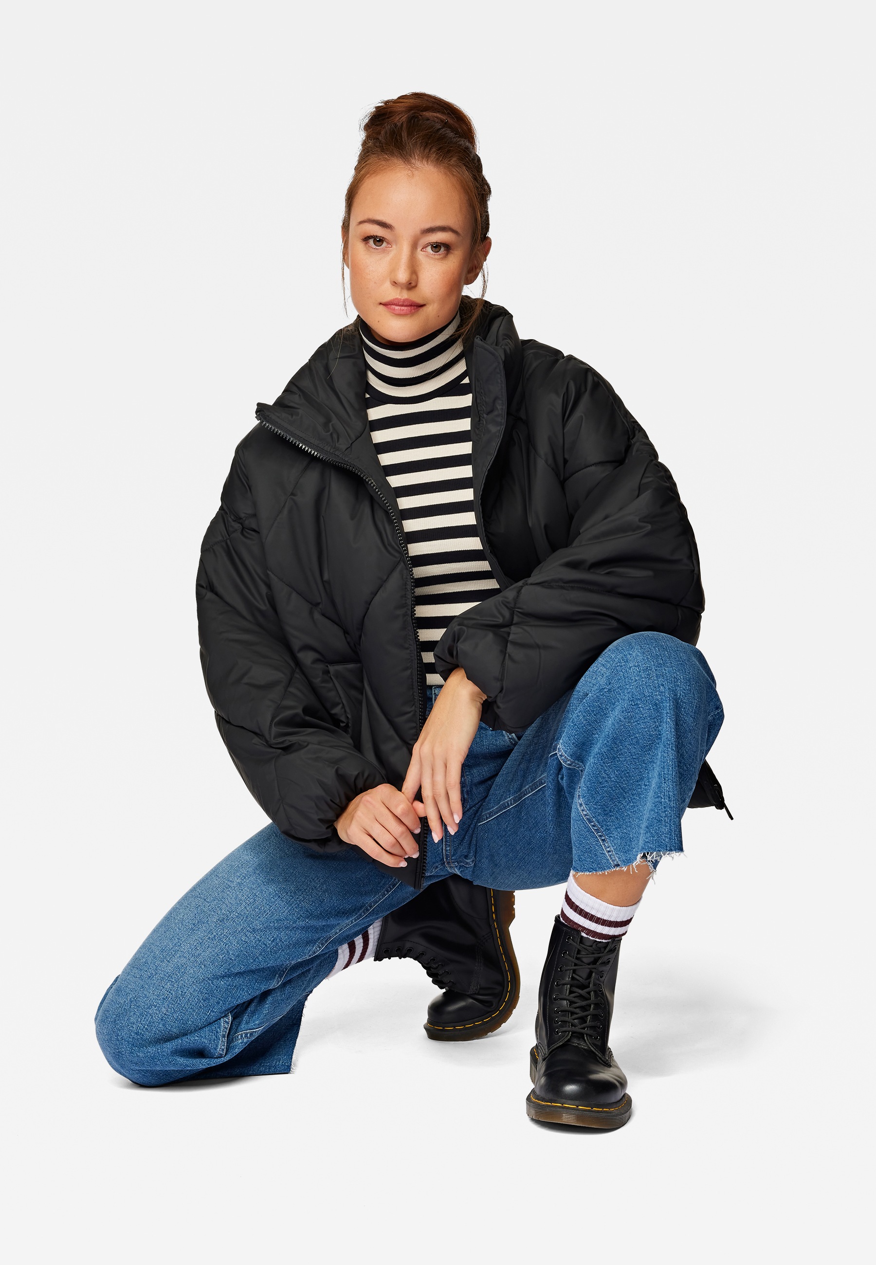 Mavi Daunenjacke »HIGH NECK JACKET«, ohne Kapuze, Daunenjacke
