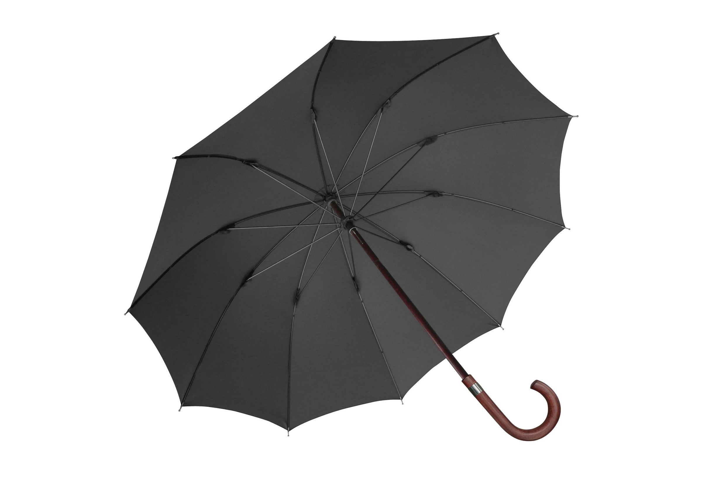 EuroSCHIRM® Stockregenschirm »W1U3, schwarz« online | BAUR kaufen