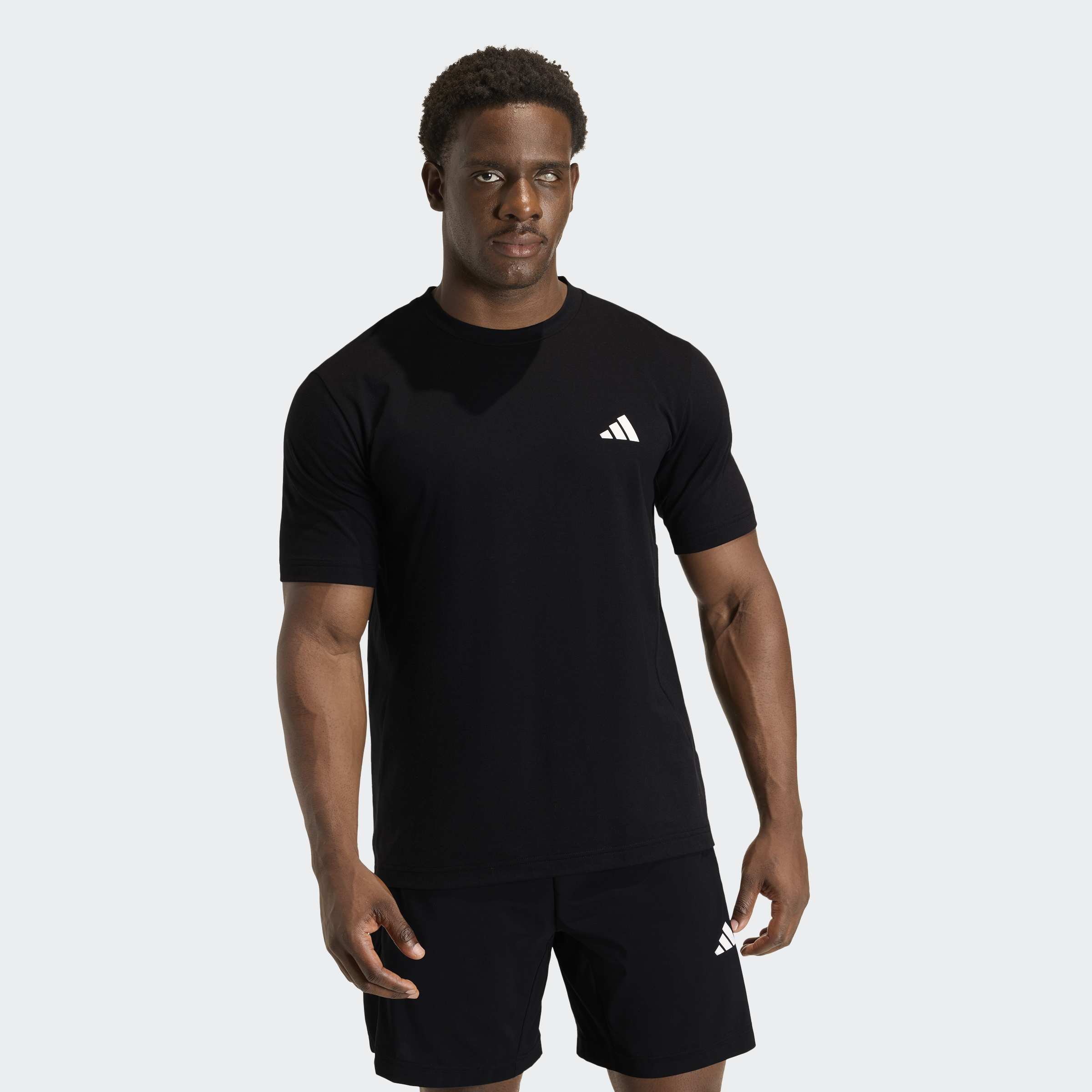 adidas Performance T-Shirt "WORKOUT ESSENTIALS FEELREADY" mit Rundhalsausschnitt, aus Polyester
