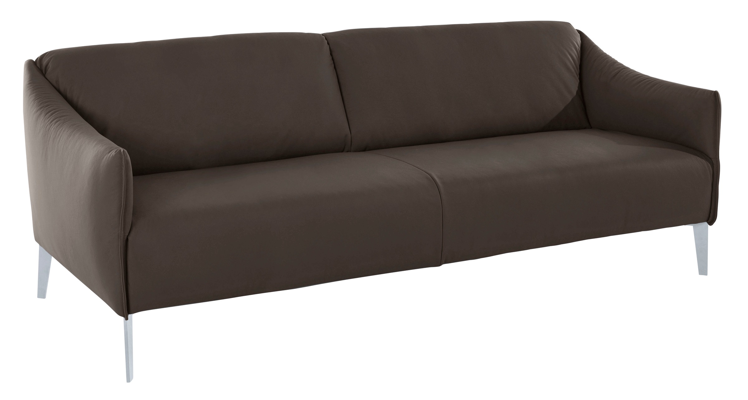 W.SCHILLIG 2,5-Sitzer »sally«, mit Metall-Winkelfüßen in Silber matt, Breite 194 cm