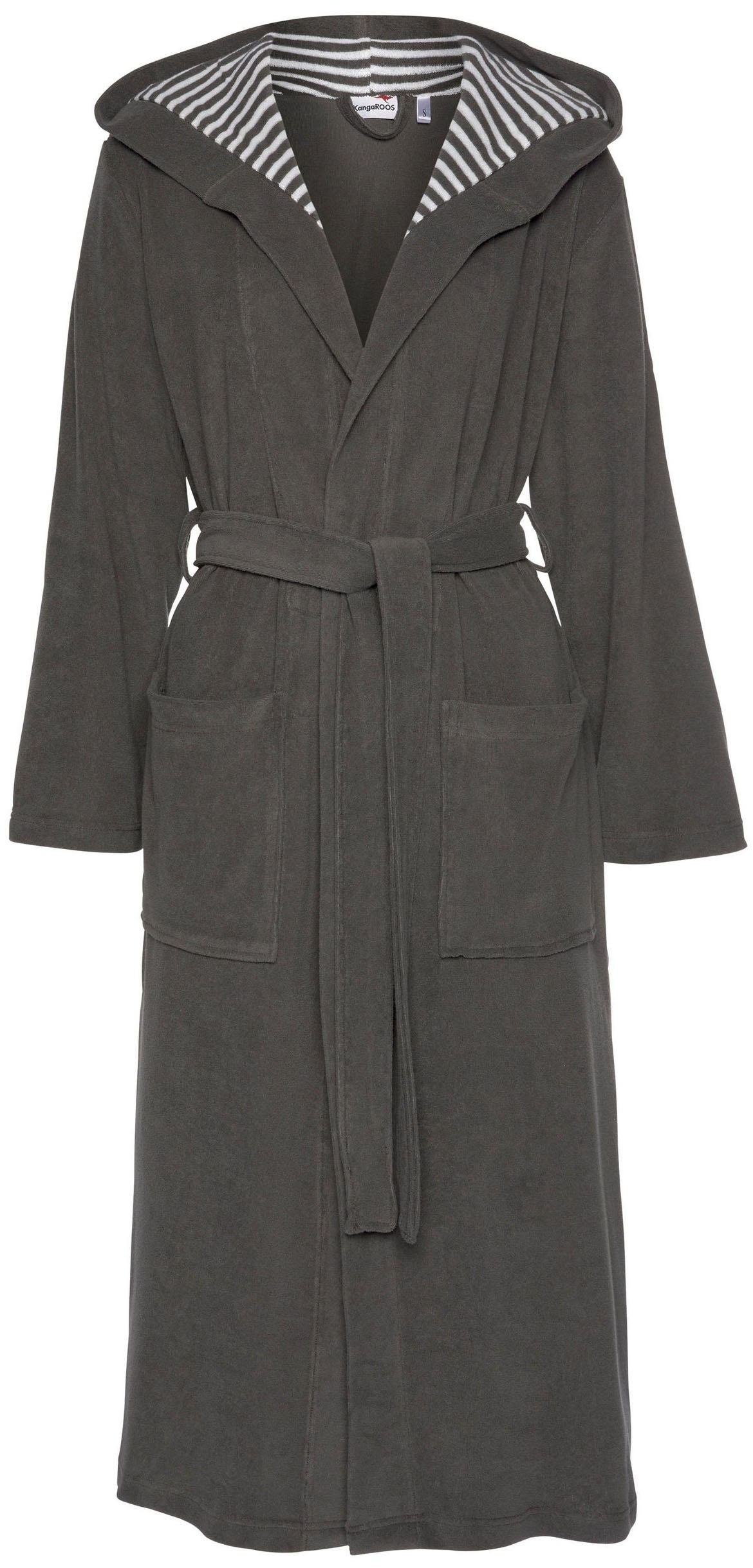 KangaROOS Damenbademantel "Dalia, ideal für Sauna & Spa, Standardlänge & Üb günstig online kaufen