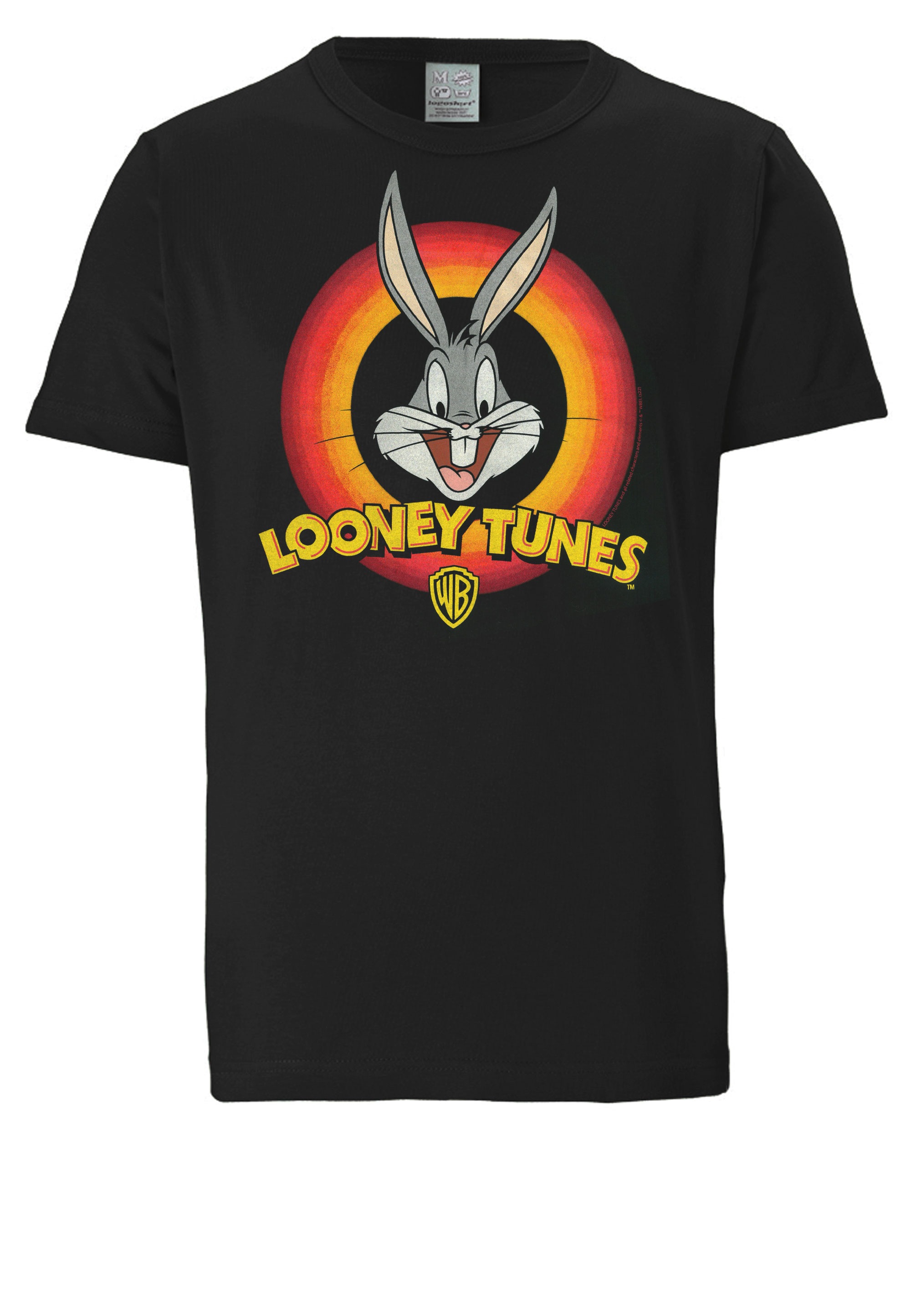 LOGOSHIRT T-Shirt »Looney Tunes – Bugs Bunny Logo«, mit coolem Logo-Print
