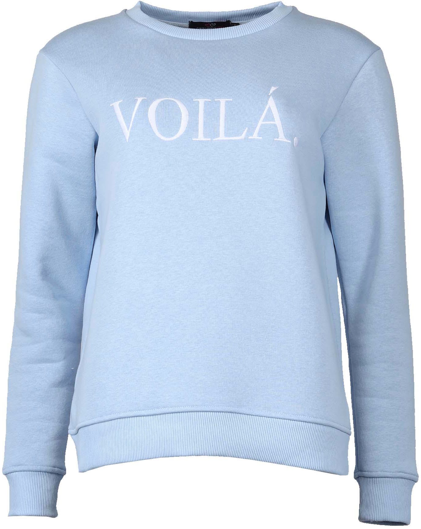 Sweatshirt »Voilà«, mit Aufdruck, schlichtes Design