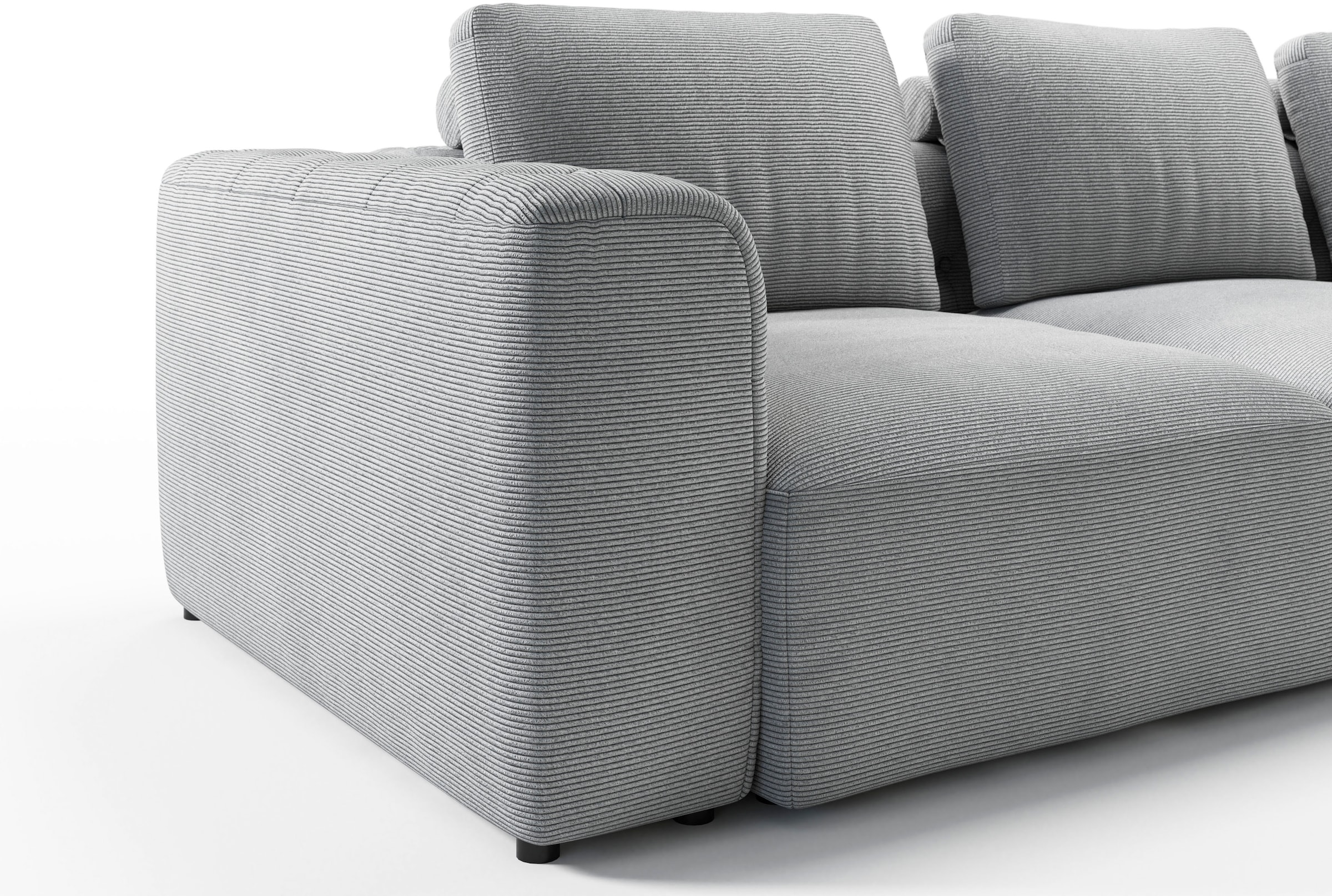 RAUM.ID 2-Sitzer »Cushid«, Modulsofa, bestehend aus 2 Teilen, Breite 218 cm