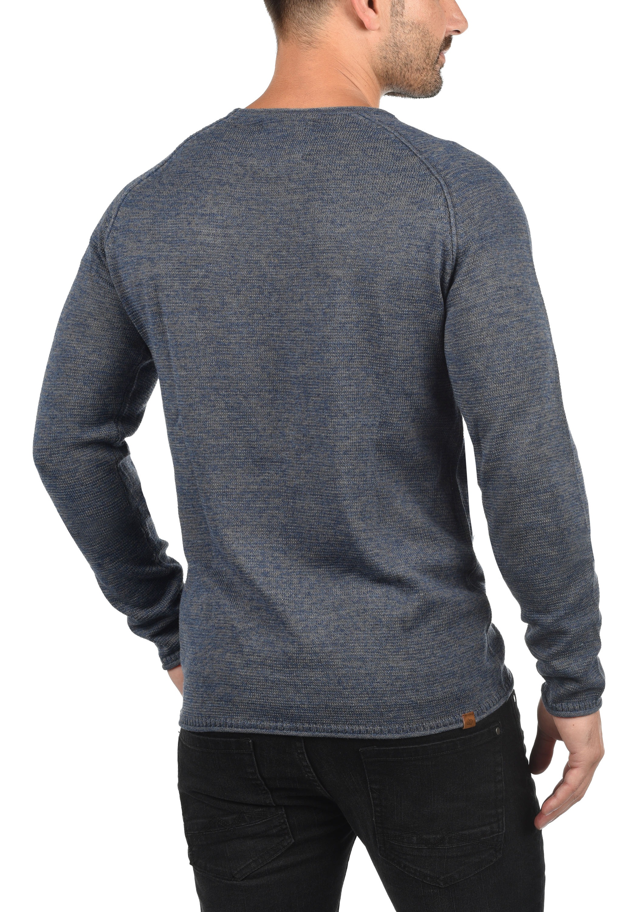 Blend Strickpullover »BHDan« Stilvoller Strickpullover mit aufgerollten Säumen