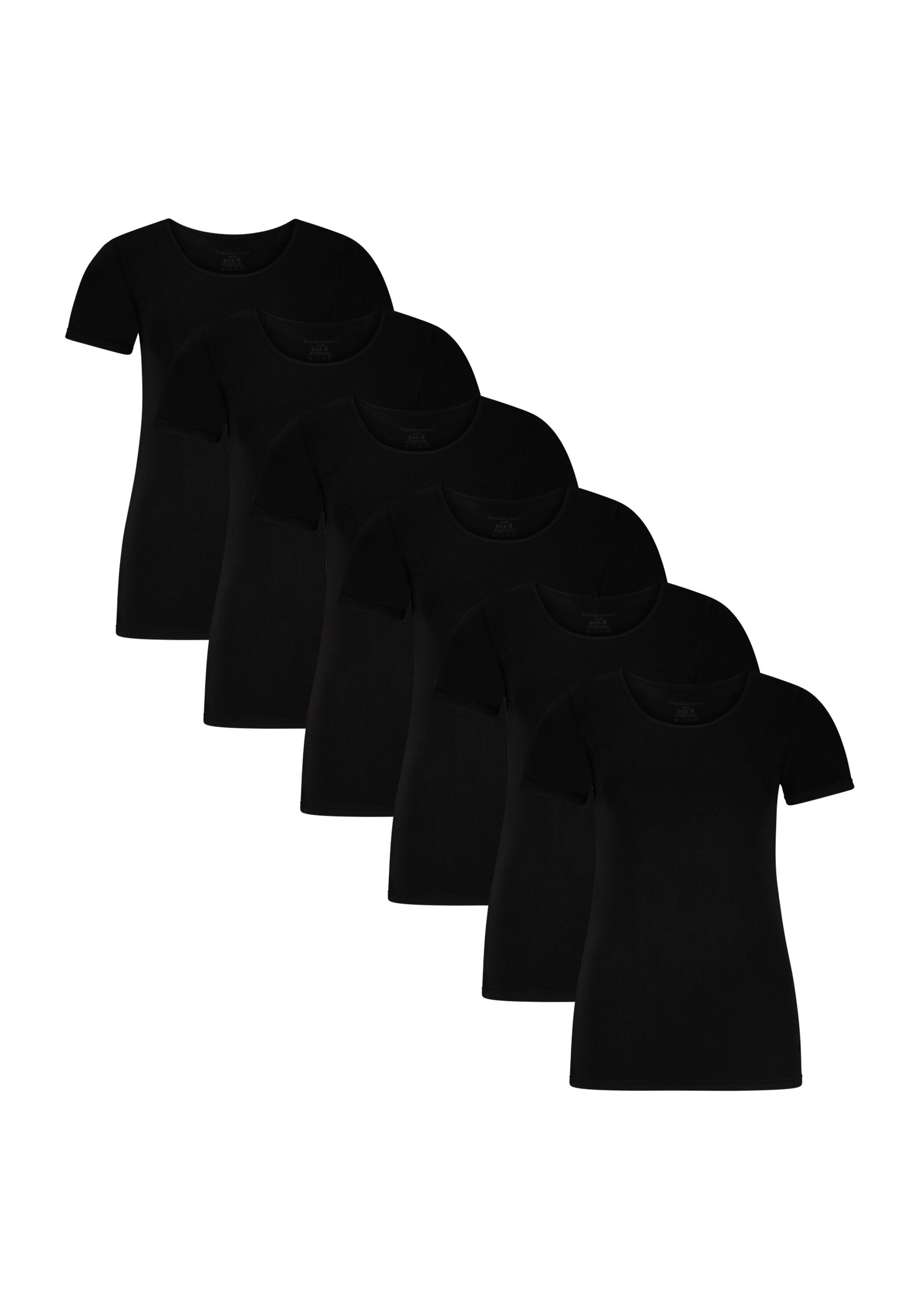 Bamboo basics Unterhemd "T-Shirt KATE 6er Pack" günstig online kaufen