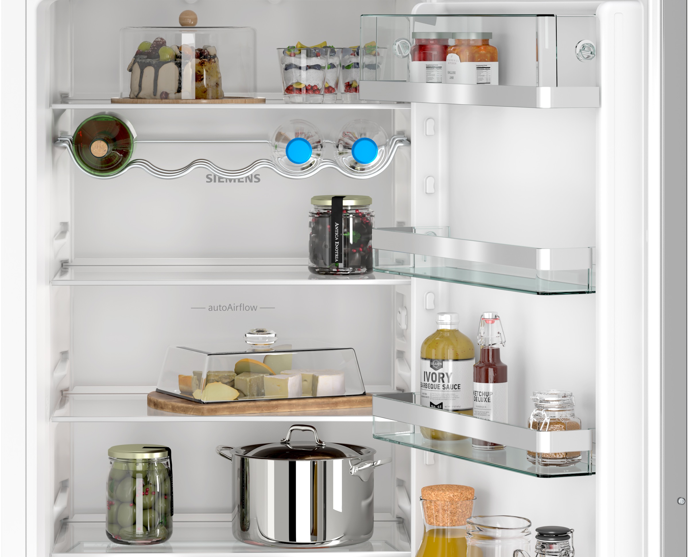 SIEMENS Einbaukühlgefrierkombination iQ500 »KI96NADC0« 193,5 cm hoch 55,8 cm breit