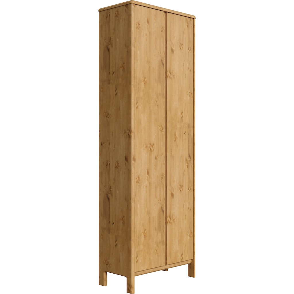 Home affaire Garderobenschrank »Luven«, zertifiziertes Massivholz, Höhe 192 cm