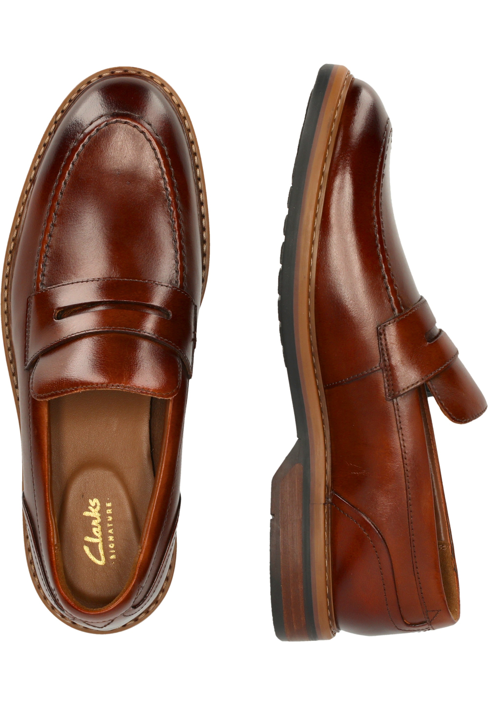 Clarks Slipper »Aldwin Step«, mit bequemer Dämpfung