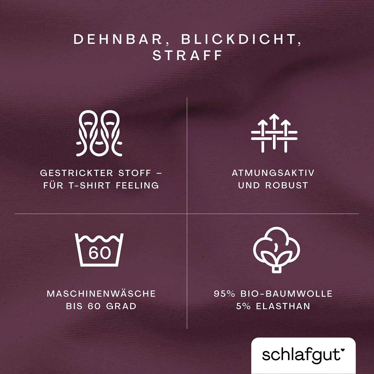 Thumbnail - Schlafgut Spannbettlaken "PURE BOXSPRING in Gr. 90x200, 140x200 oder 180x200, für Boxspringbett" aus Bio-Baumwolle, für ...