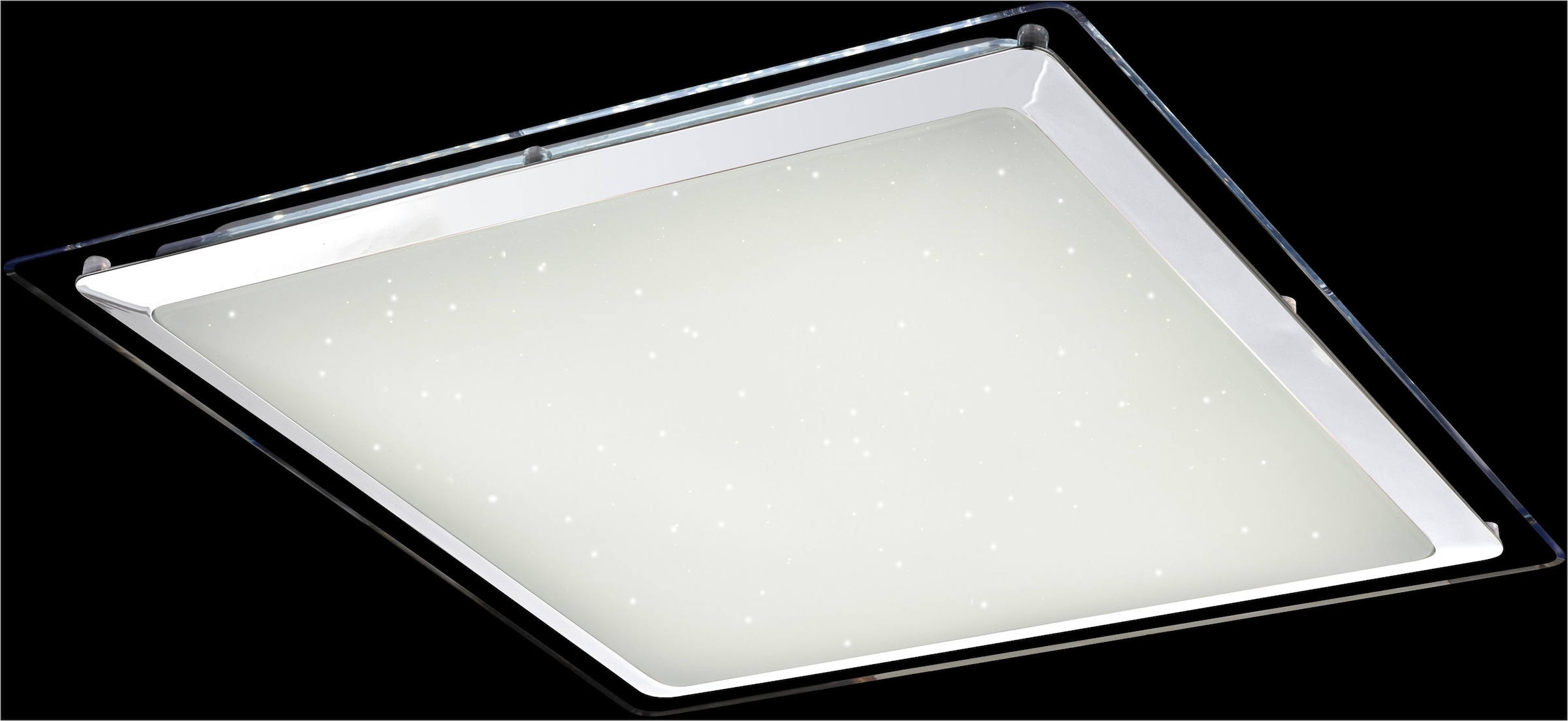 GLOBO LIGHTING LED Deckenleuchte »RENA«, Leuchtmittel LED-Modul | LED fest integriert, Deckenlampe/quadratisch/Wohnzimmer/Schlafzimmer/elegant