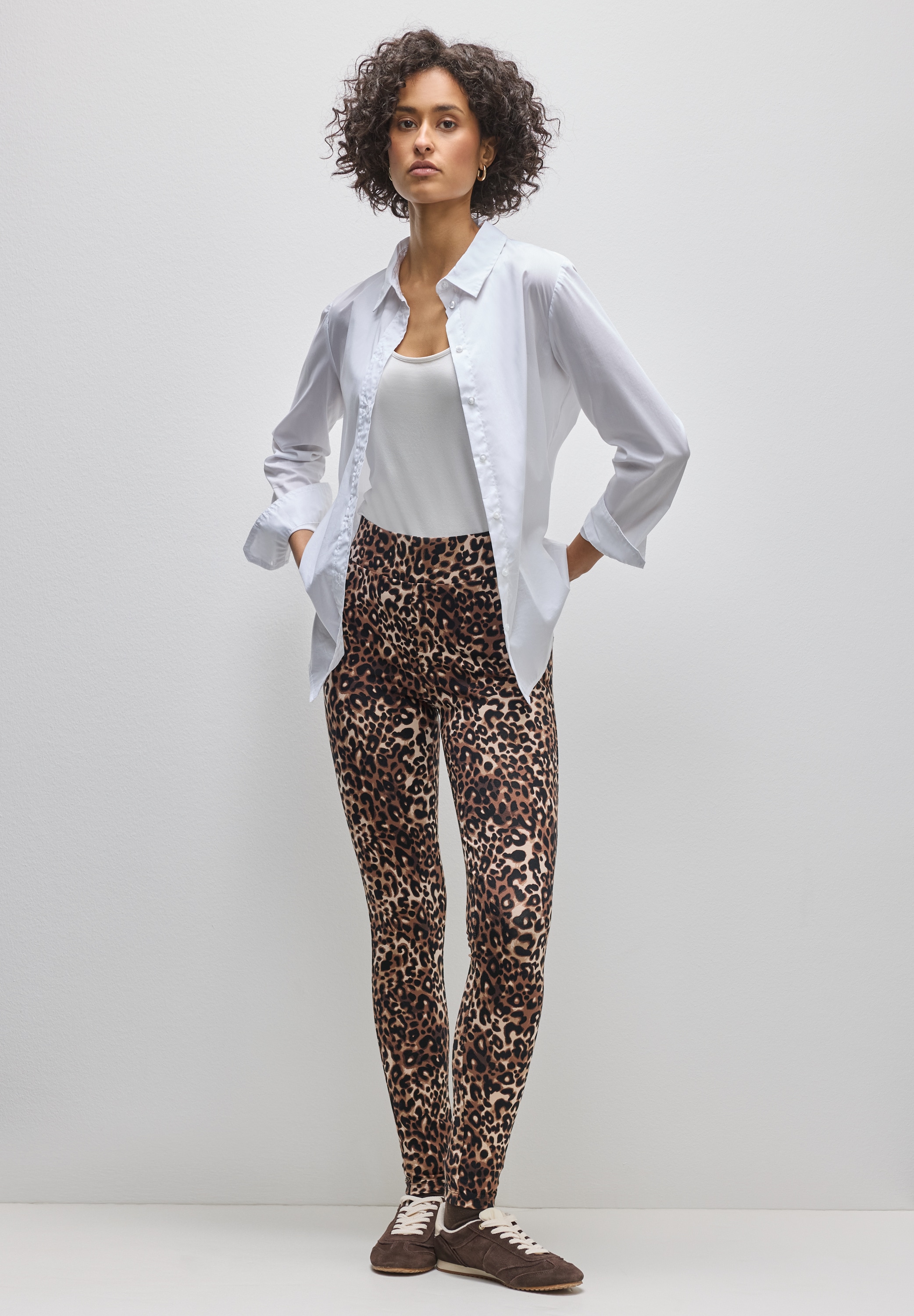 STREET ONE Leggings  aus Baumwolle mit Stretchanteil