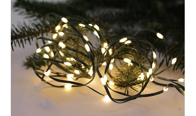 LED-Lichterkette »Weihnachtsdeko aussen, inklusive 6/18h Timer«, 400 St.-flammig