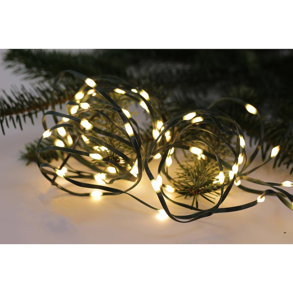 Star-Max LED-Lichterkette »Weihnachtsdeko aussen, inklusive 6/18h Timer«, 400 St.-flammig