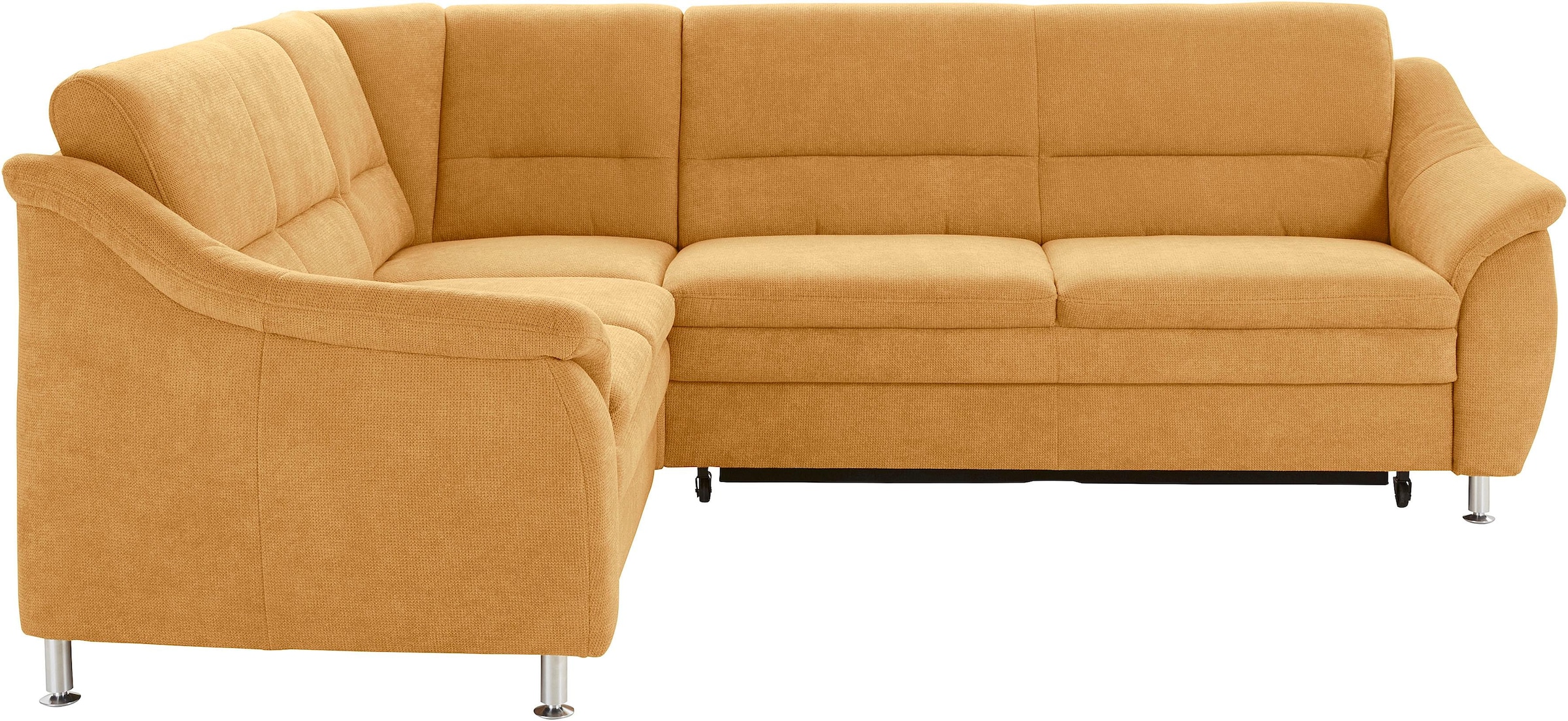 sit&more Ecksofa "Cardoso L-Form" mit Federkern, wahlweise mit Schlaffunktion und Schubkasten