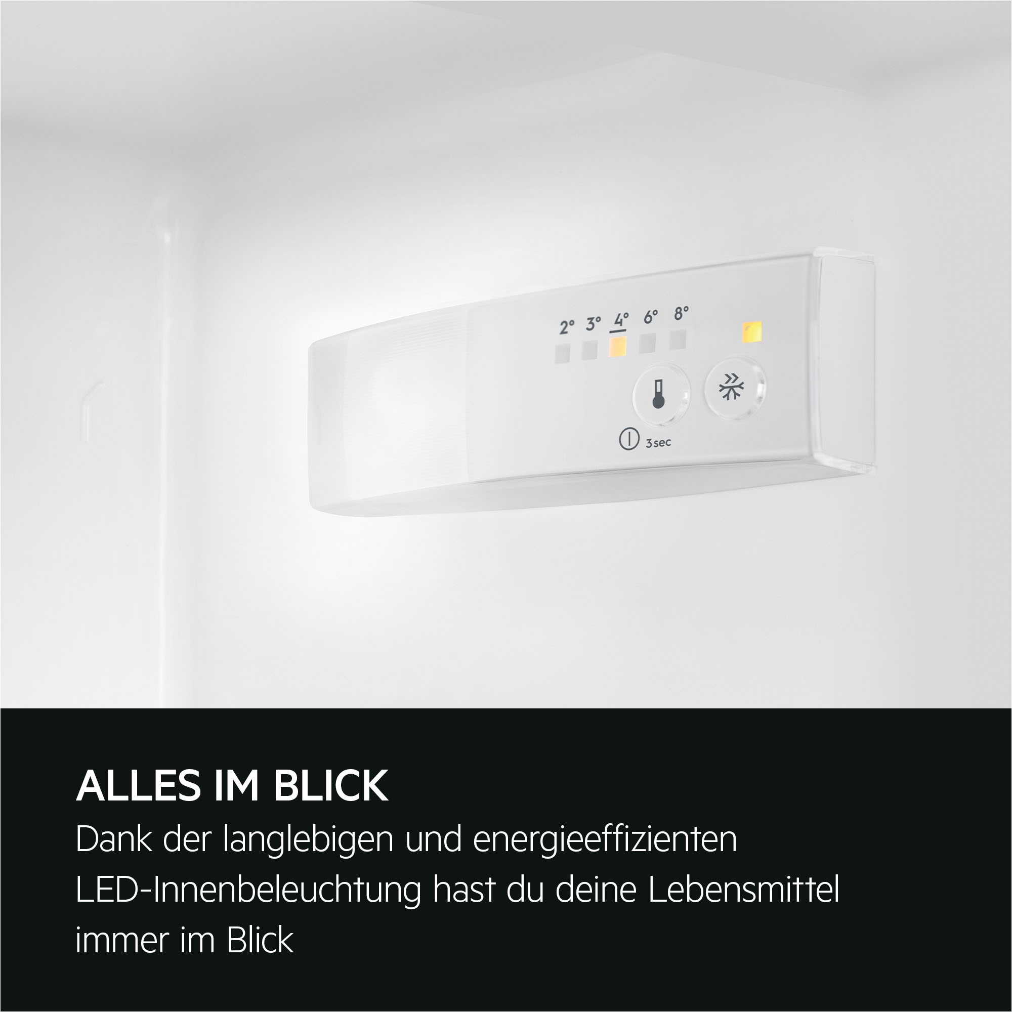 AEG Einbaukühlgefrierkombination 5000 »TSC5S183DF« 176,9 cm hoch 55,7 cm breit LowFrost: Erheblich weniger Eisbildung