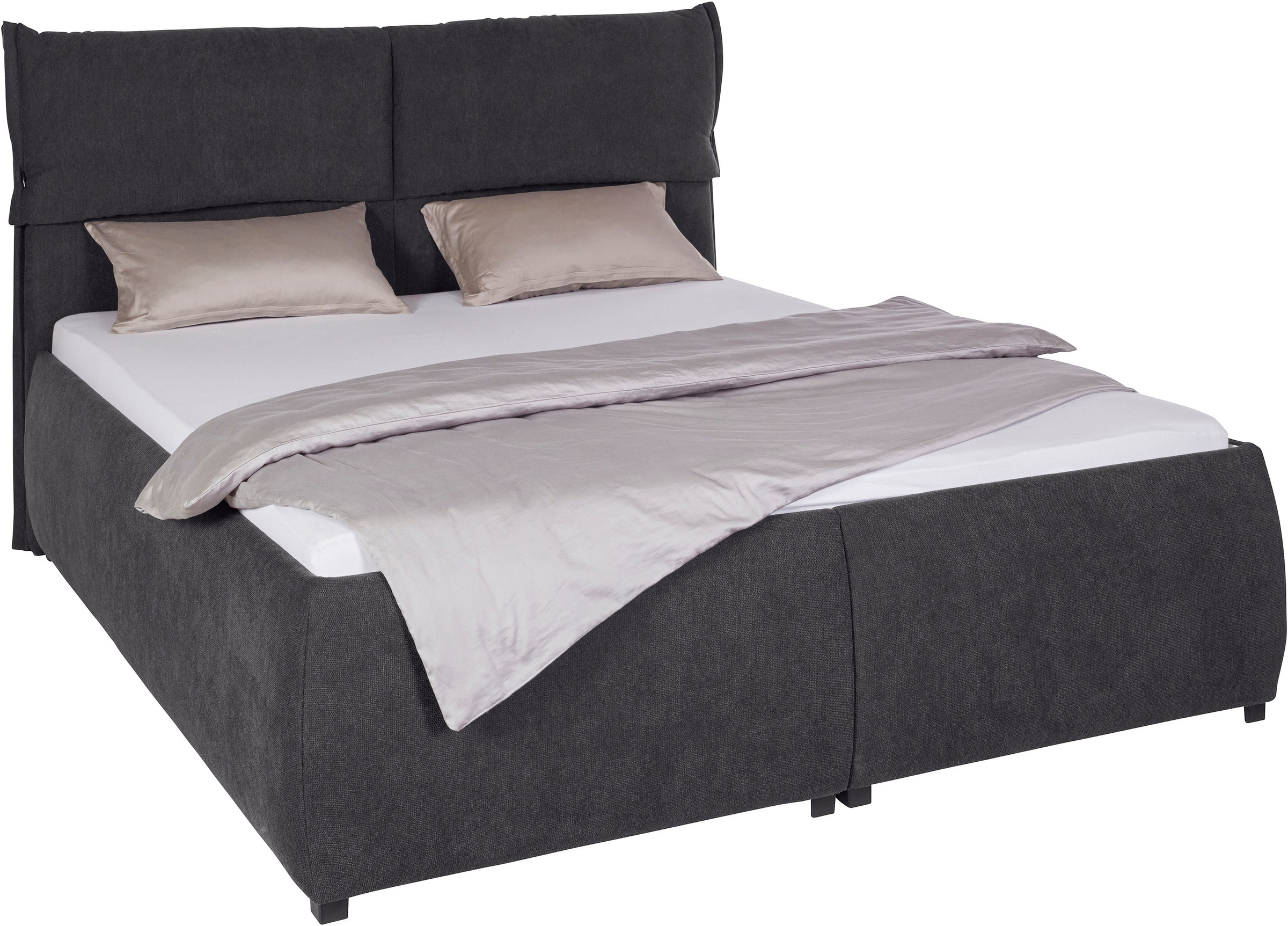 Home affaire Polsterbett "Jenson" als Bettgestell oder mit 3 Matratzenarten günstig online kaufen