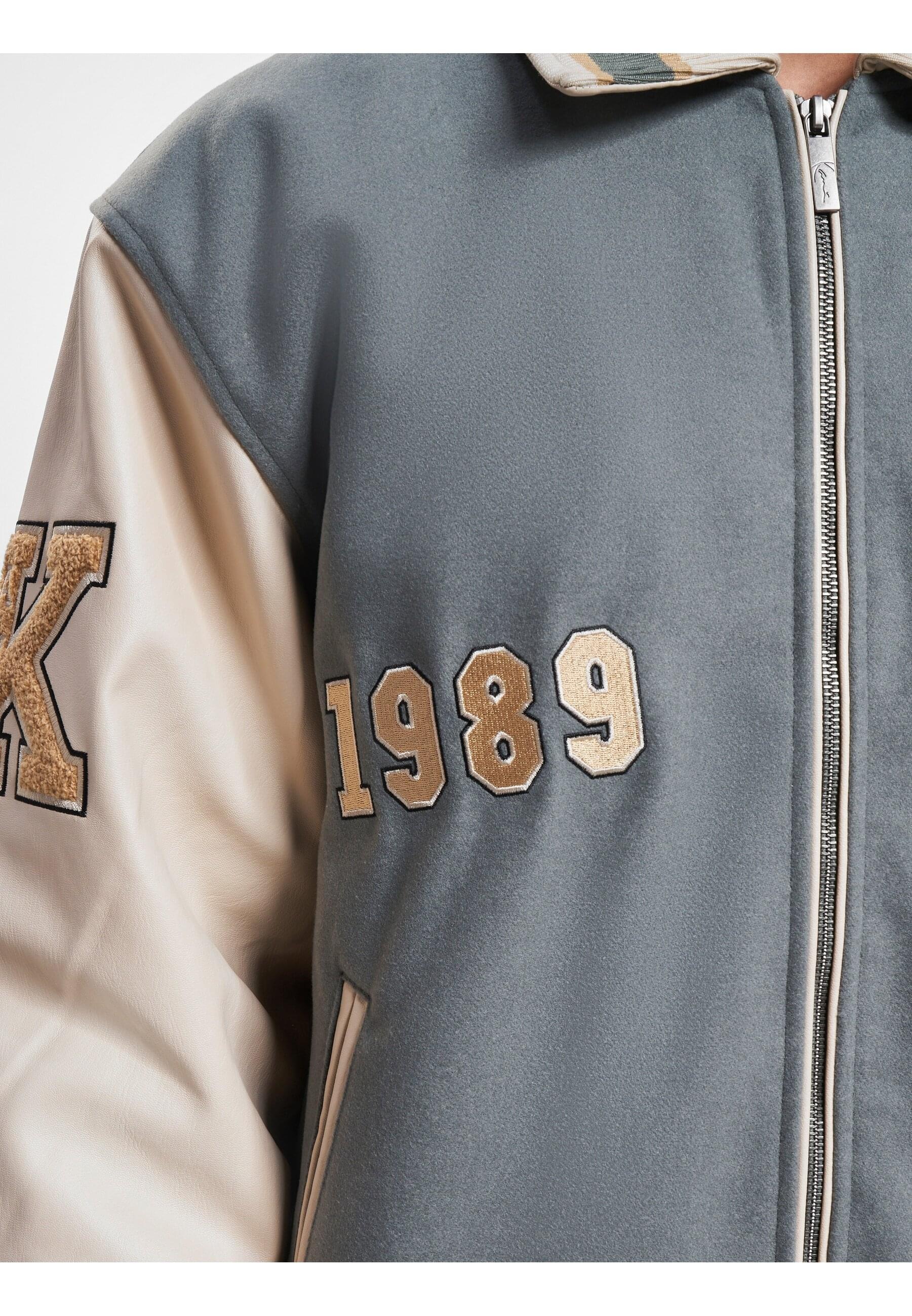 Karl Kani Collegejacke »Karl Kani Herren KM233-022-1 KK Og Block College Jacket«, (1 St.), ohne Kapuze