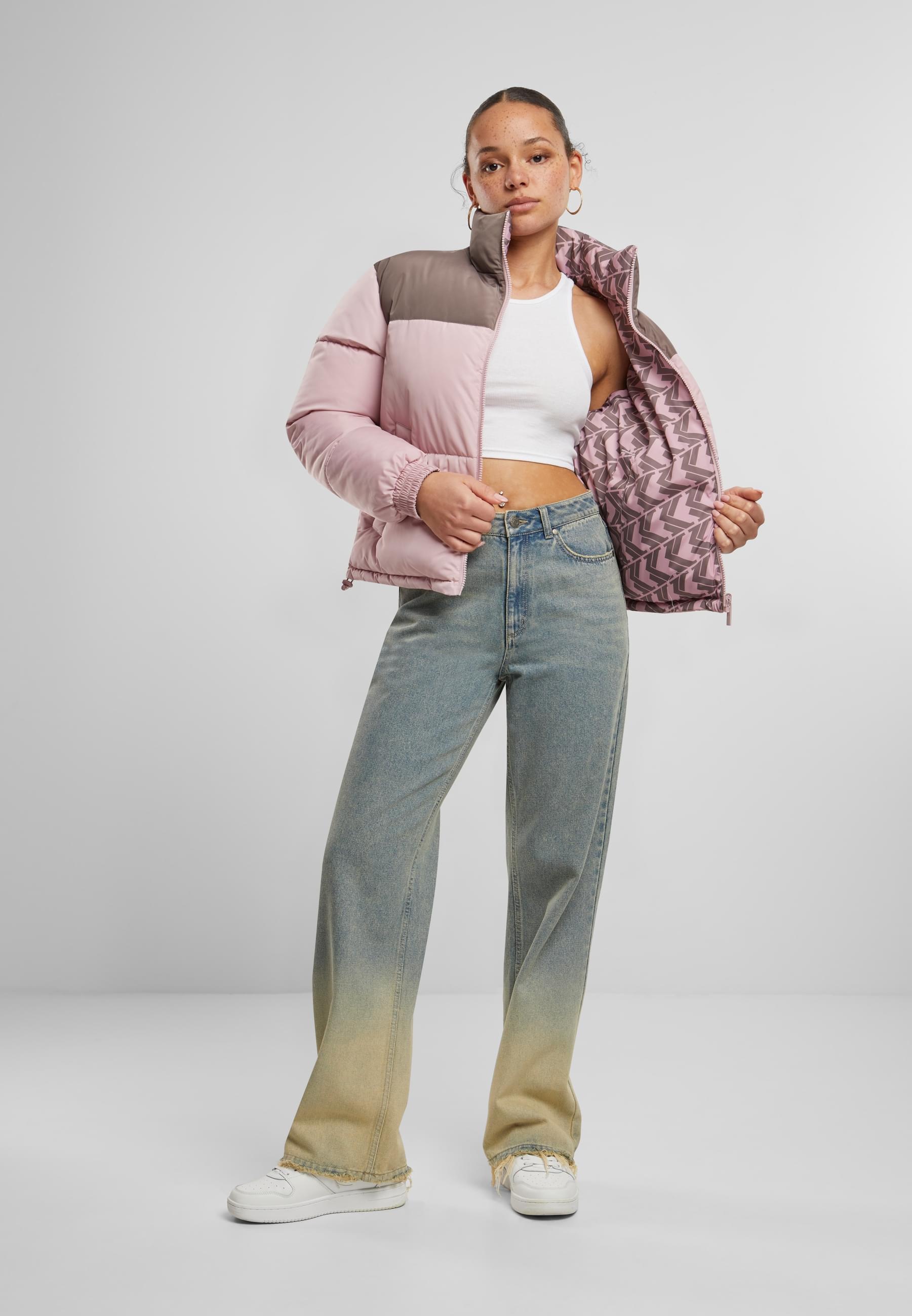 Karl Kani Winterjacke »Karl Kani Karl Kani OG Reversible Puffer Jacket«, (1 St.), ohne Kapuze