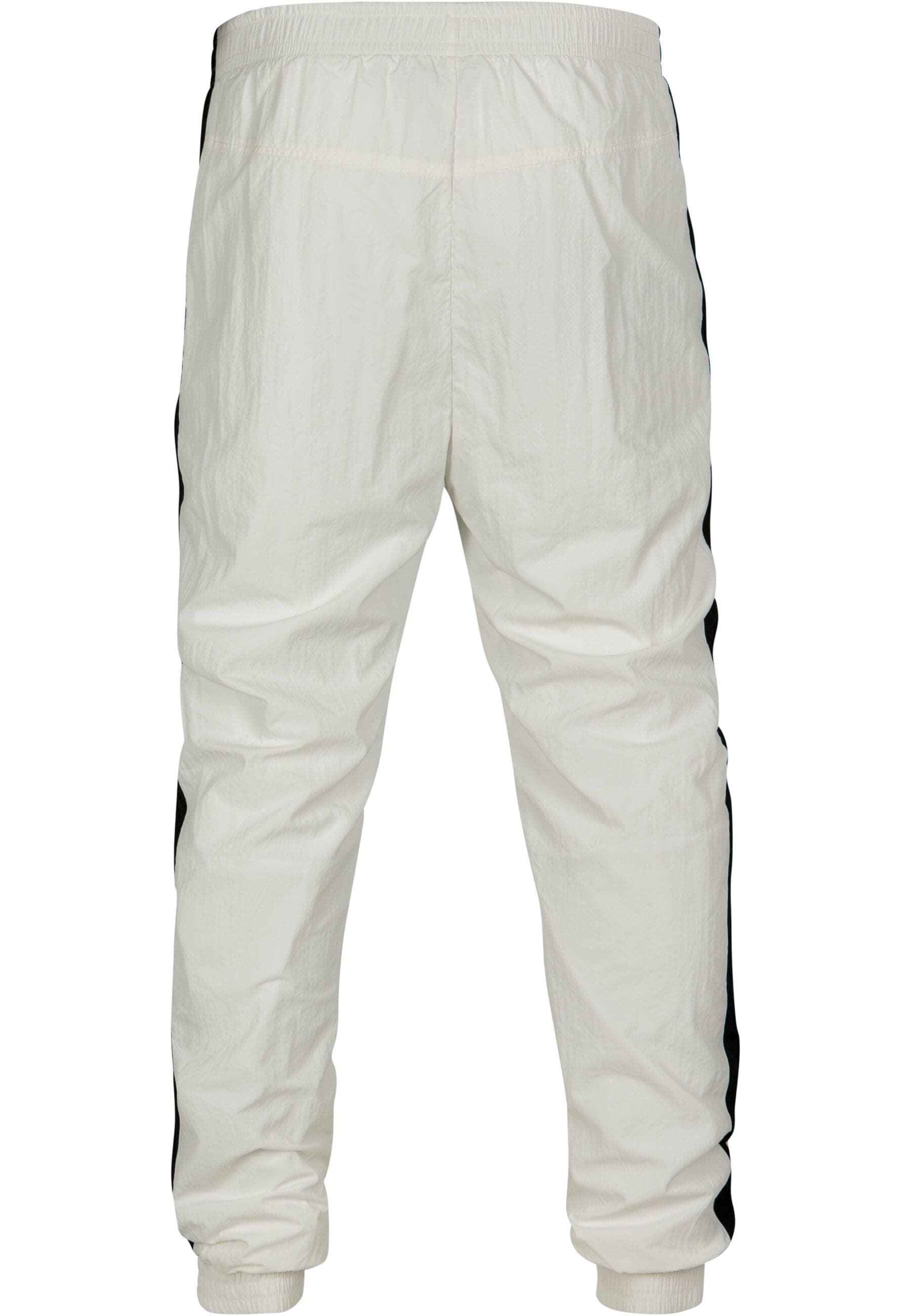 URBAN CLASSICS Stoffhose »Urban Classics Herren Side Striped Crinkle Track Pants«, (1 tlg.)