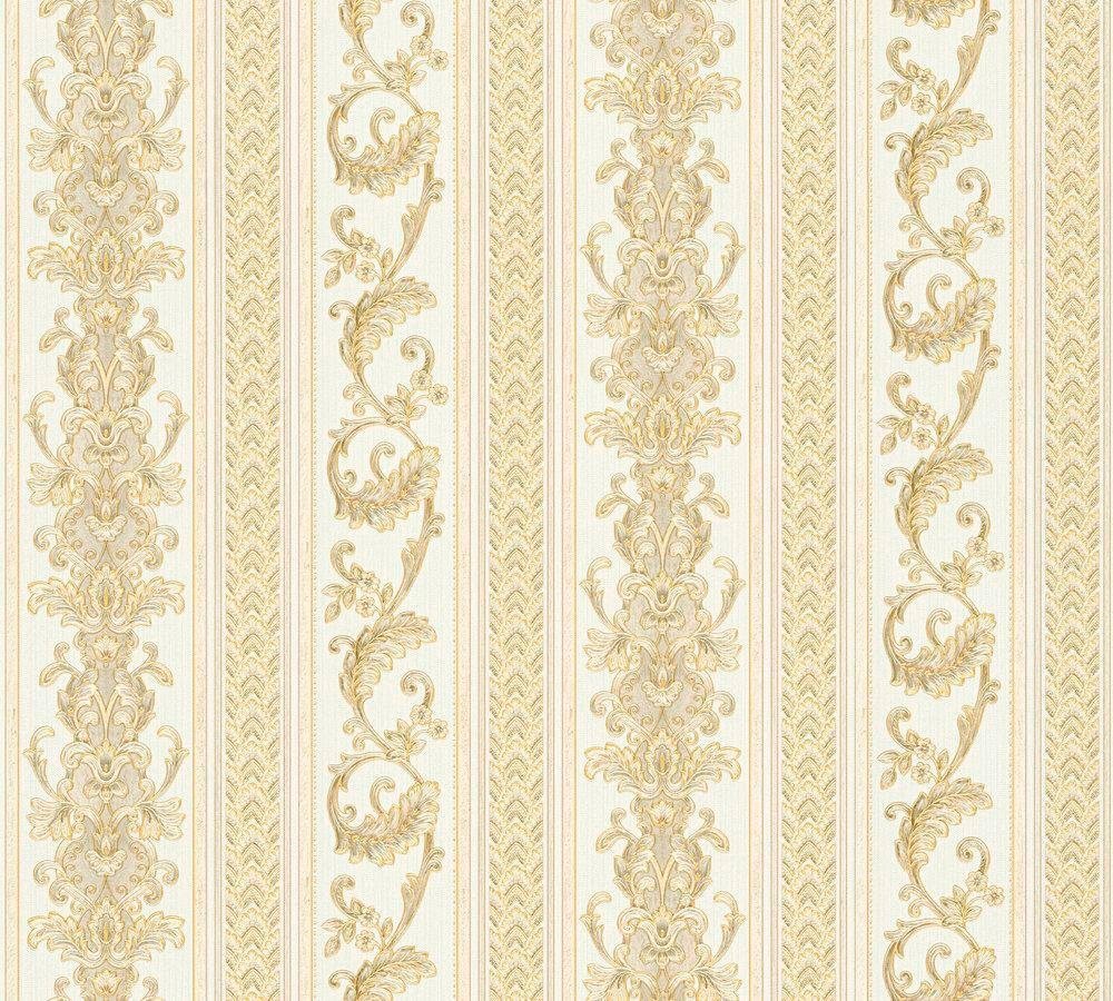 LIVING WALLS Vliestapete "Concerto", B/L: 0,53m x 10,05m, gold, Tapeten, Orientalische Tapete Tapete Barock