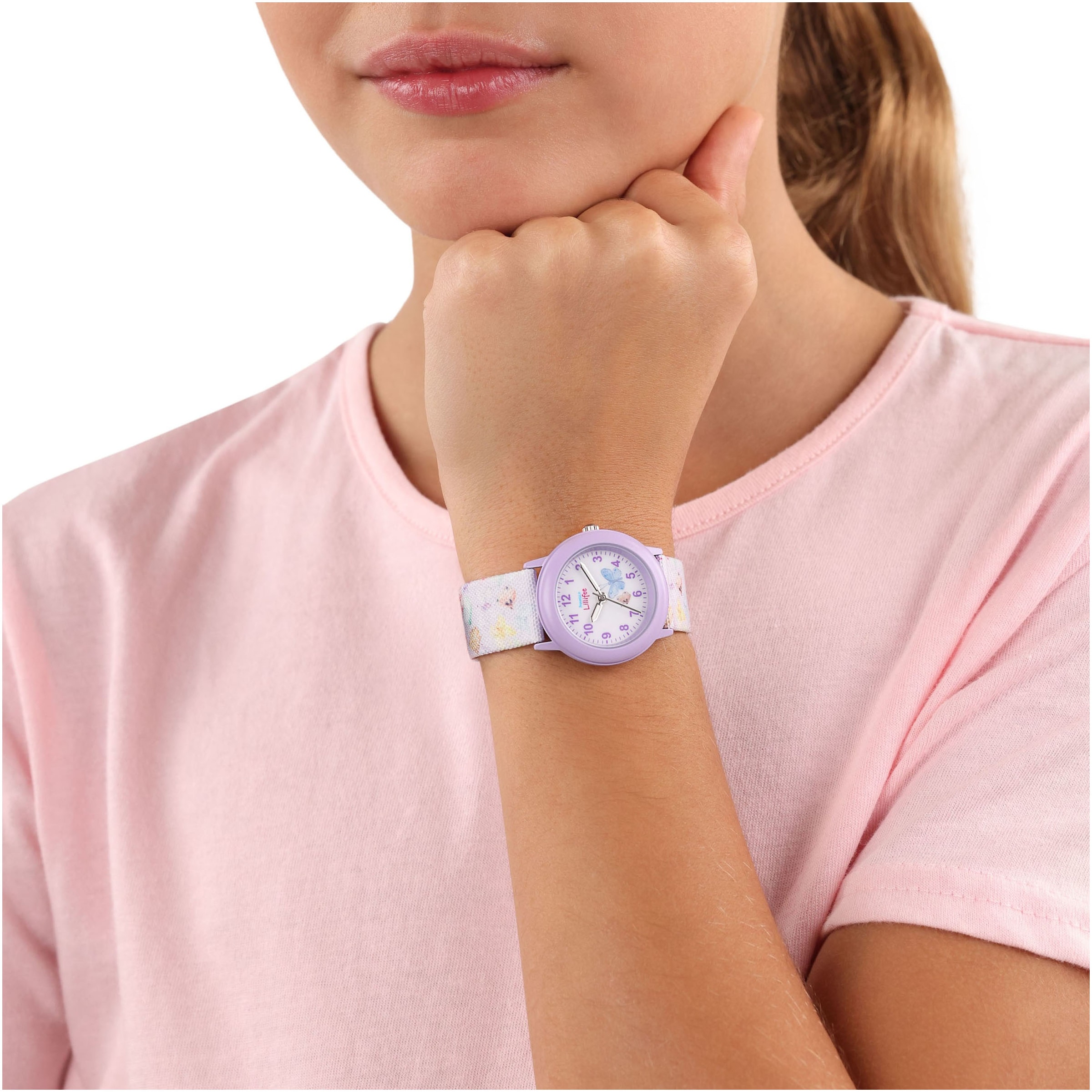 Prinzessin Lillifee Quarzuhr, Armbanduhr, Kinderuhr, Mädchenuhr, ideal auch als Geschenk