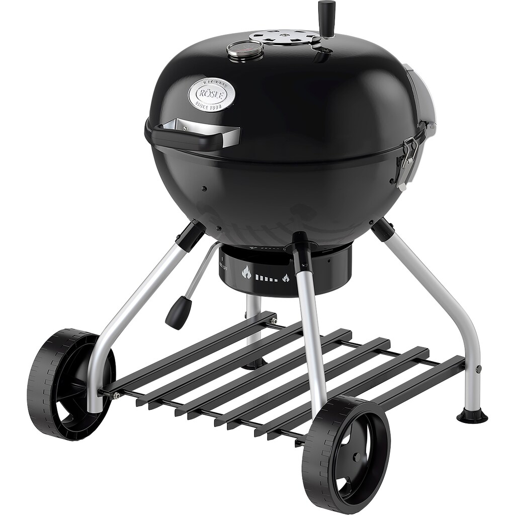 RÖSLE Smoker »Kugelgrill No.1/F50-S, 25009«, mit zwei Smoker-Ringen oder als Mini-Kugelgrill, 2x Ø 50 cm