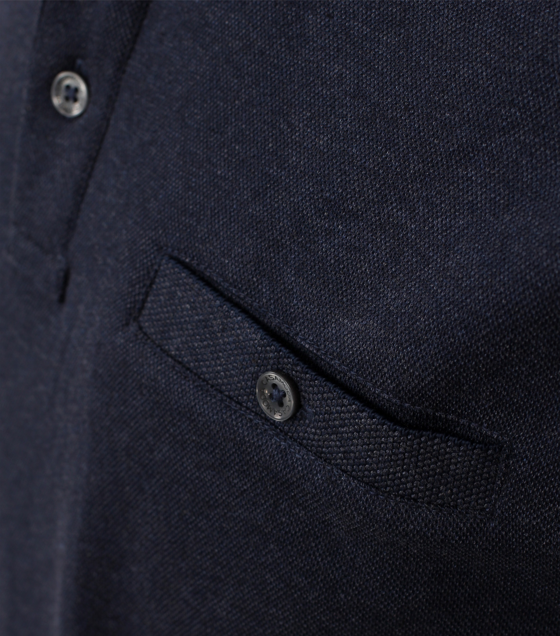 CASAMODA Langarm-Poloshirt »CASAMODA Polo-Shirt Langarm gestreift«