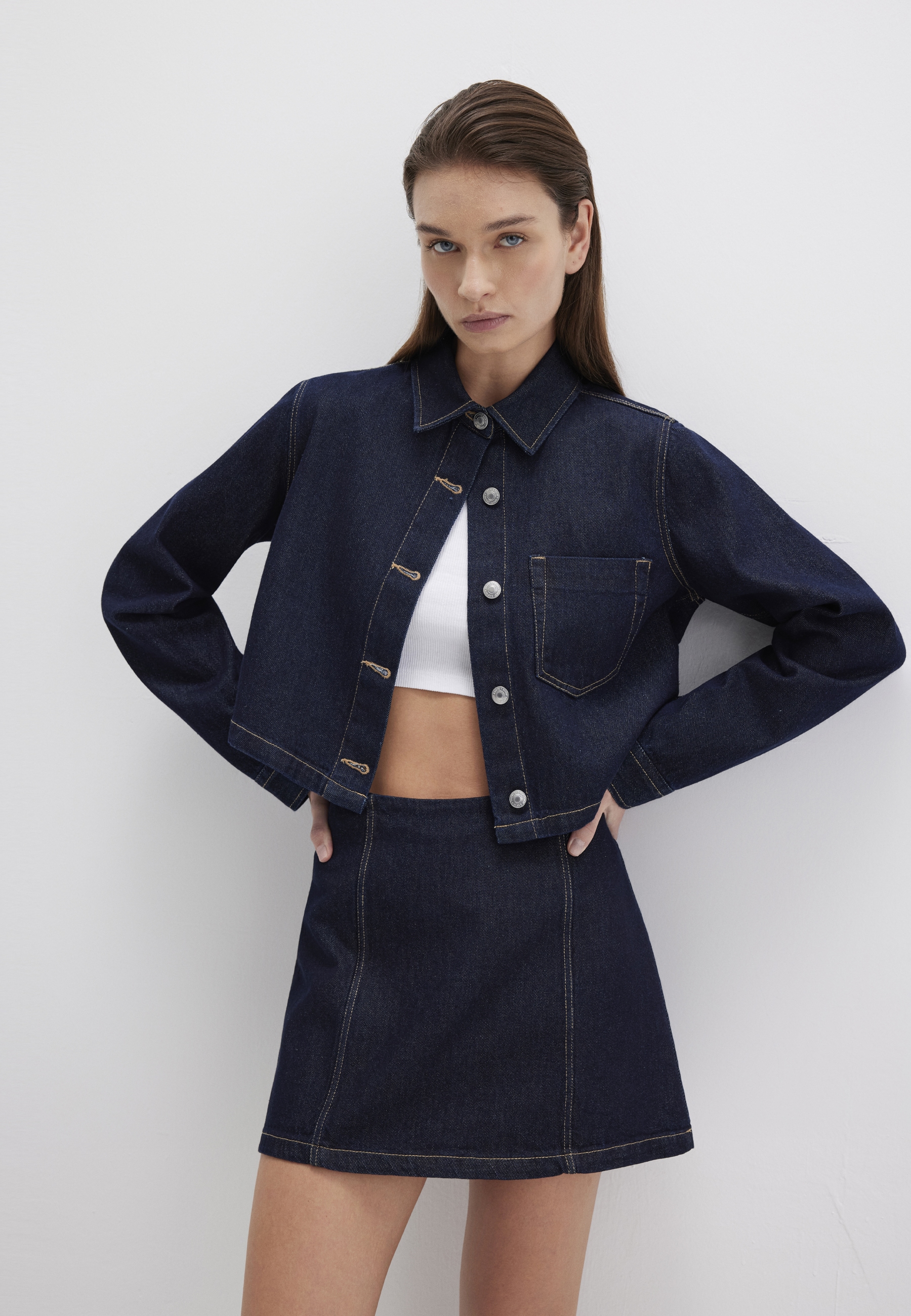 Mavi Jeansbluse "LONG SLEEVE SHIRT", Overshirt Denim günstig online kaufen