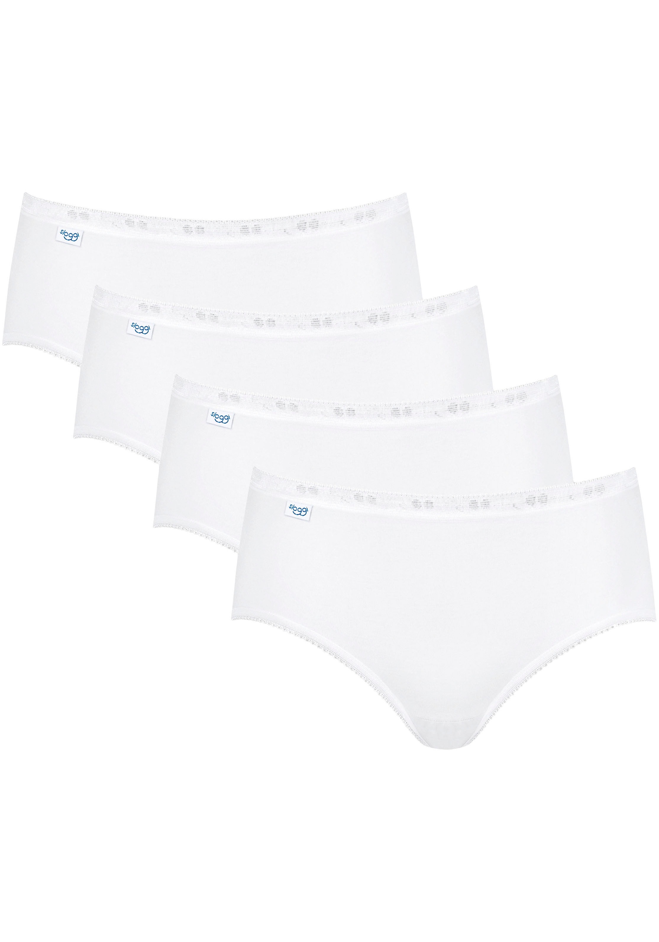 sloggi Midislip "Basic+", perfekter Sitz, feminin, Baumwollmischung, Single günstig online kaufen