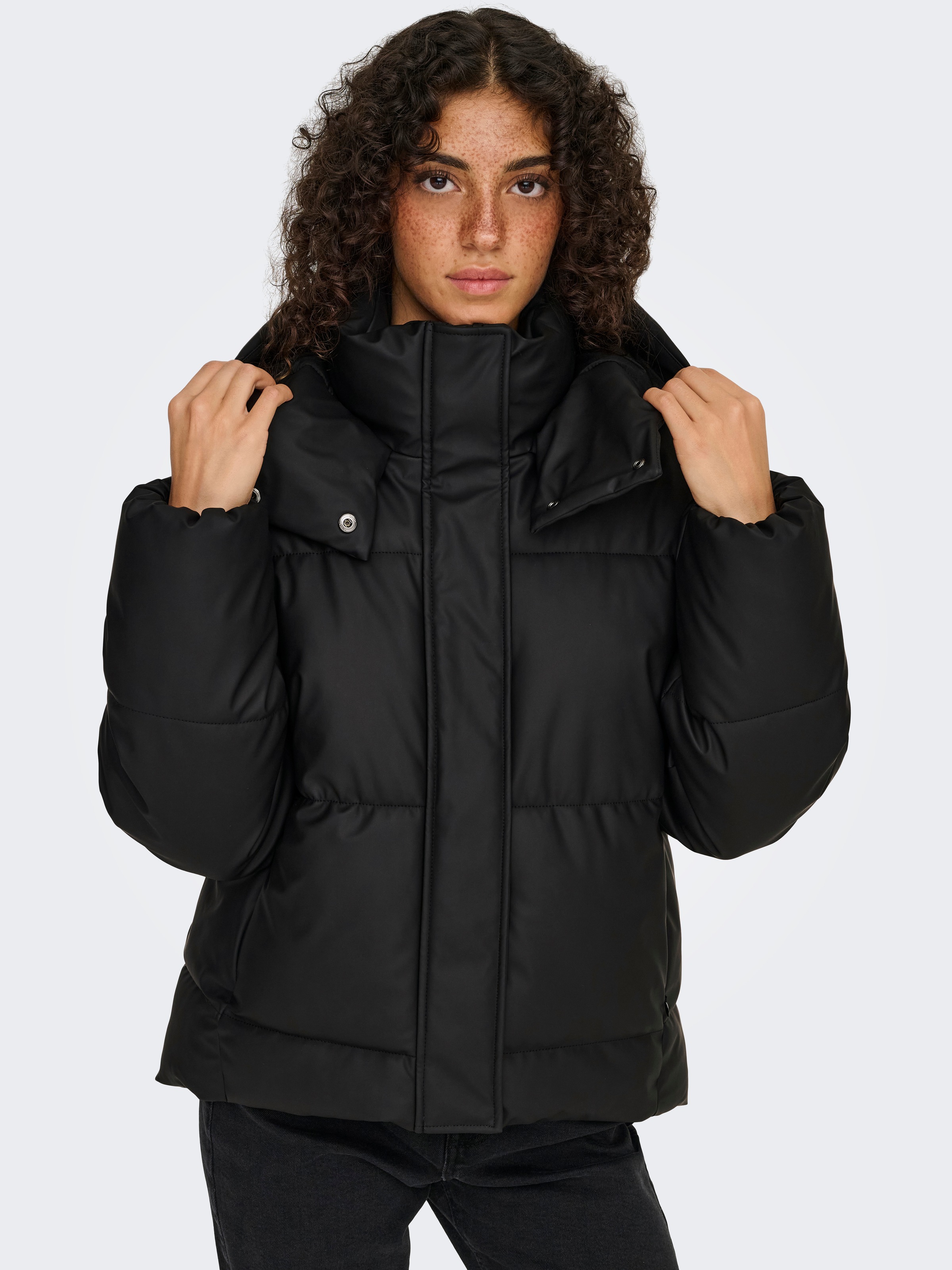 ONLY Steppjacke "ONLAGNES COATED PUFFER JACKET OTW" mit Kapuze günstig online kaufen