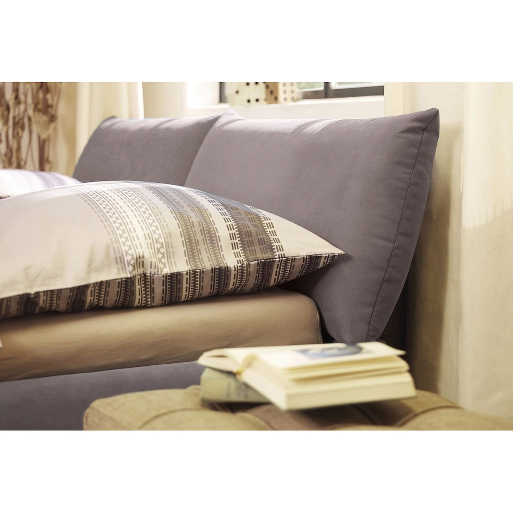 TOM TAILOR HOME Polsterbett »SOFT PILLOW«, mit Kopfteil in Kissenform, wahlweise mit Lattenrost und Matratze