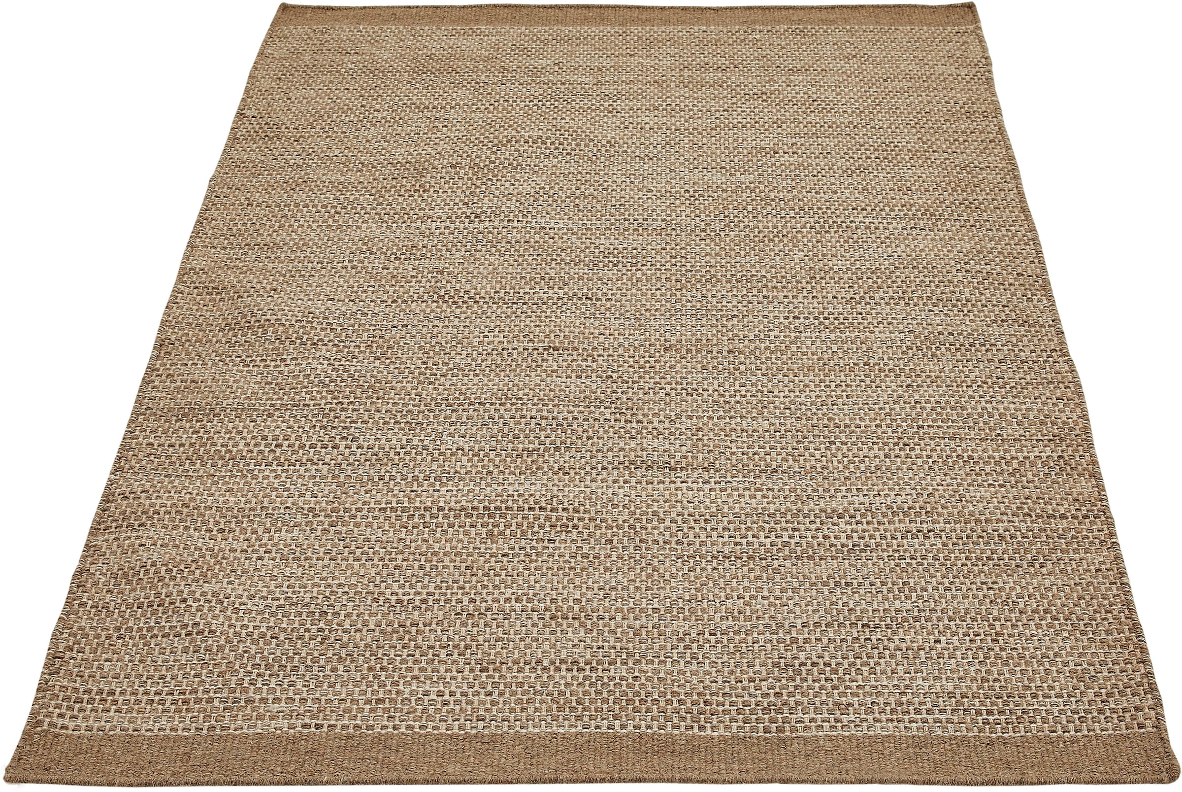 Wollteppich »Visby«, rechteckig, Handweb Teppich, Flachgewebe, handgewebt, reine Wolle