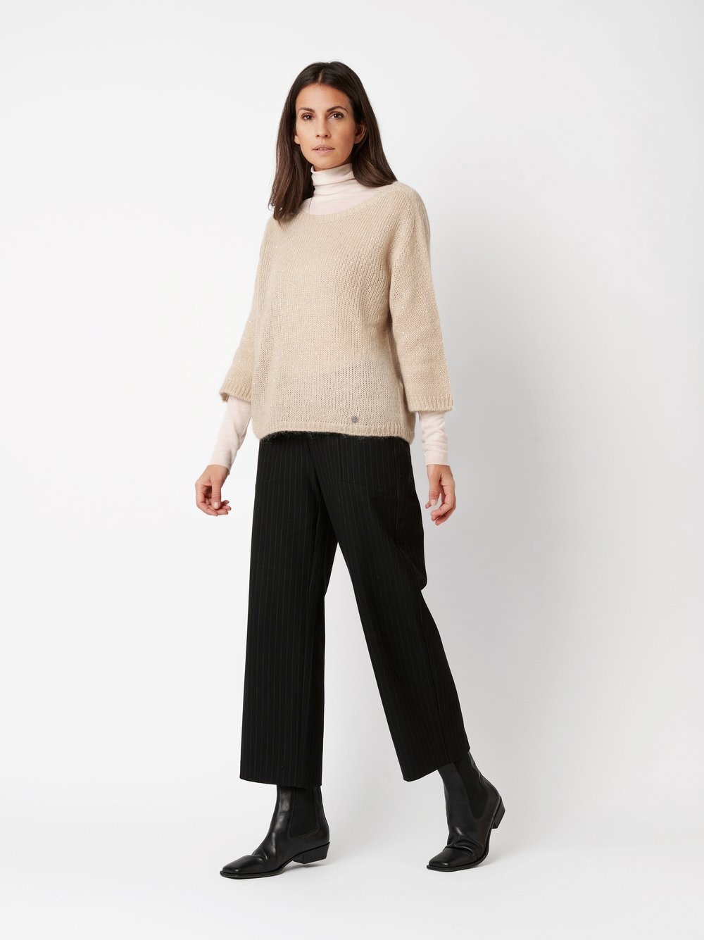 TONI Strickpullover »Giovanna« mit dezenten Pailletten