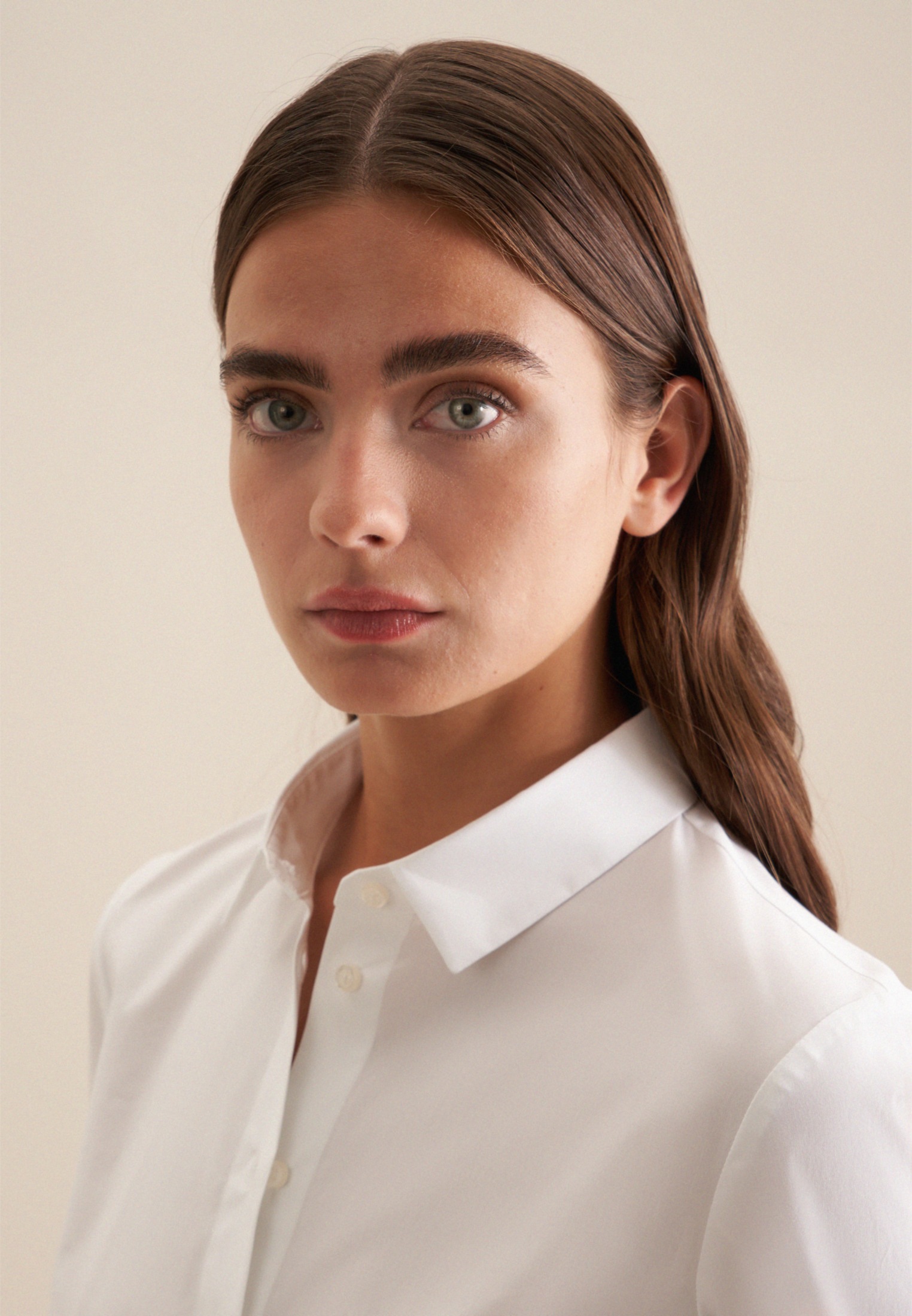 Thumbnail - seidensticker Klassische Bluse 1/1 Kragen Uni