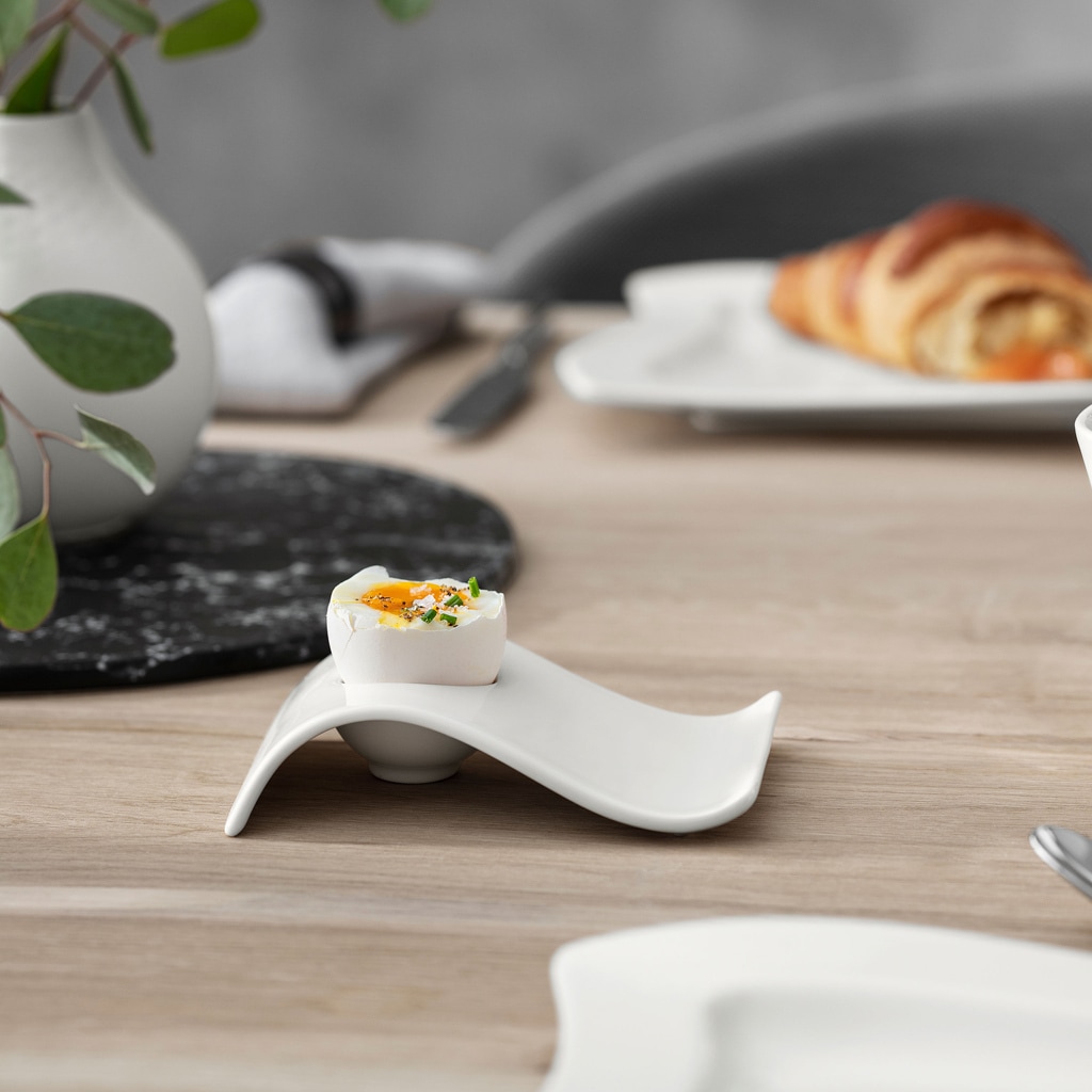 Villeroy & Boch Eierbecher »Eierbecher NewWave 4er Set weiß«