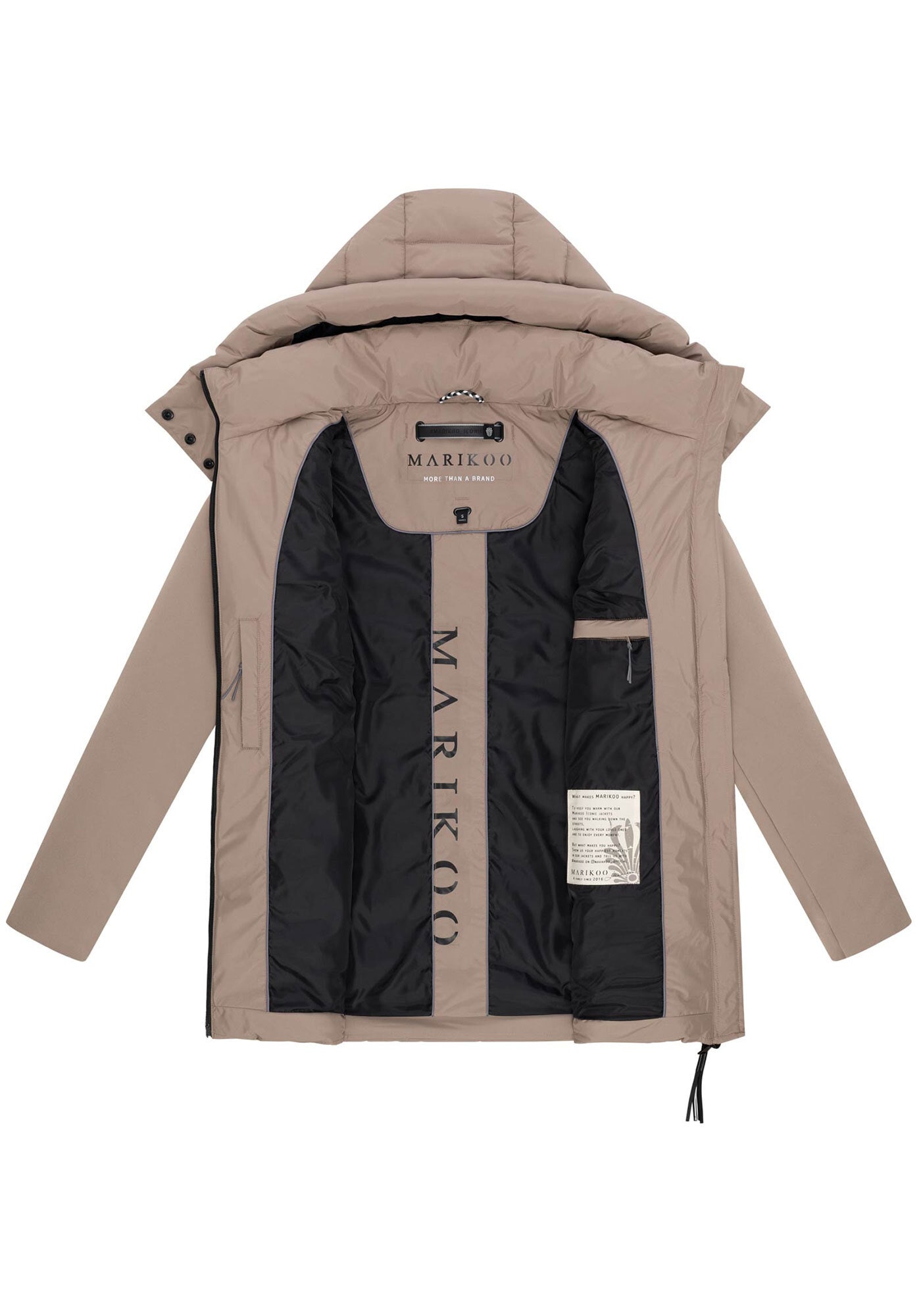 Marikoo Winterjacke »Tivaa«, Feminine Silhouette