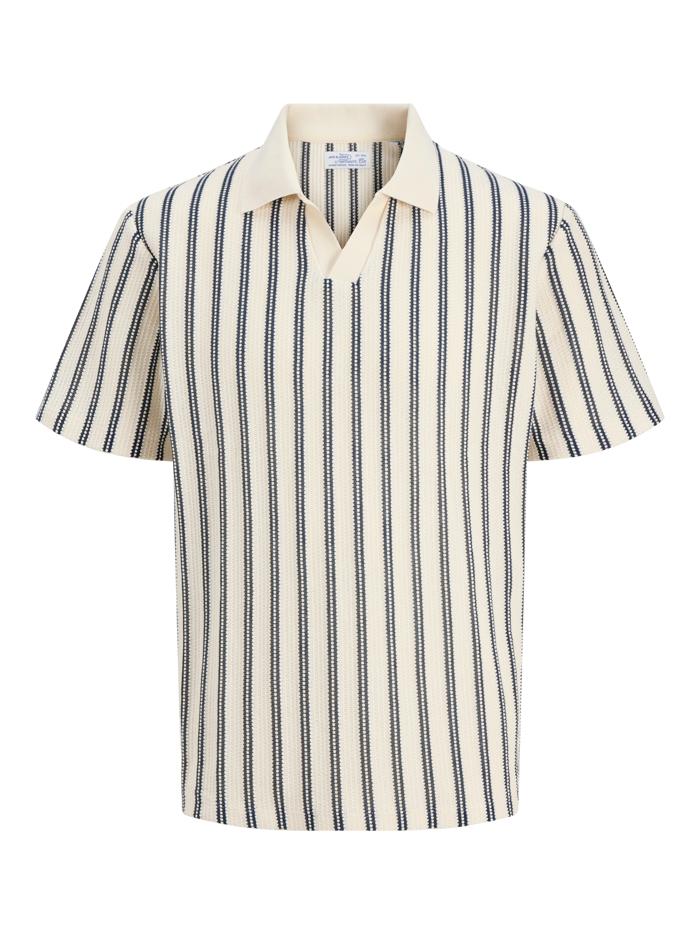 Jack & Jones Poloshirt »JPRBLUHARRY SS SPLIT NECK POLO SN« Baumwollmischung, regular fit
