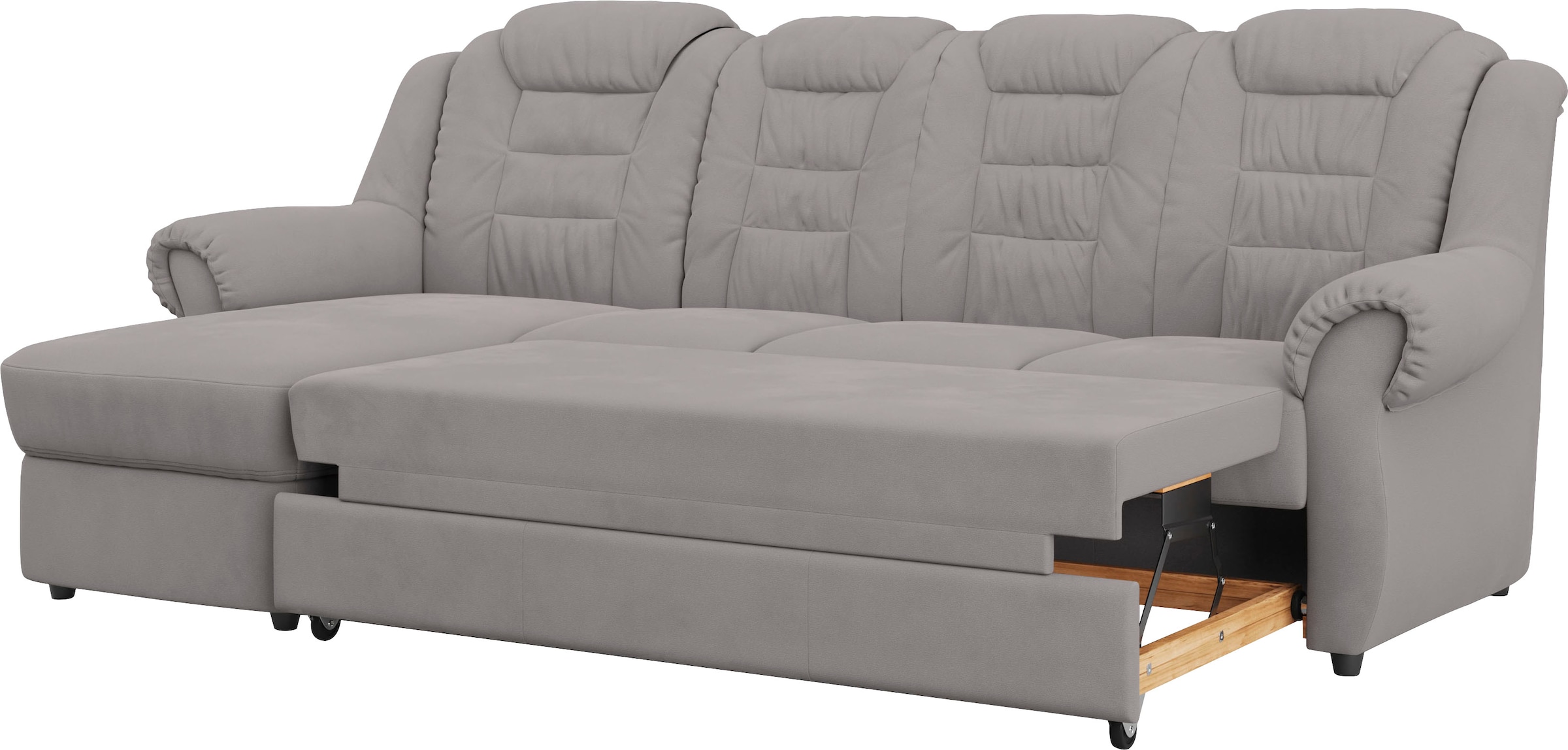 Home affaire Ecksofa »Boston L-Form«, mit hoher Rückenlehne, wahlweise mit Bettfunktion
