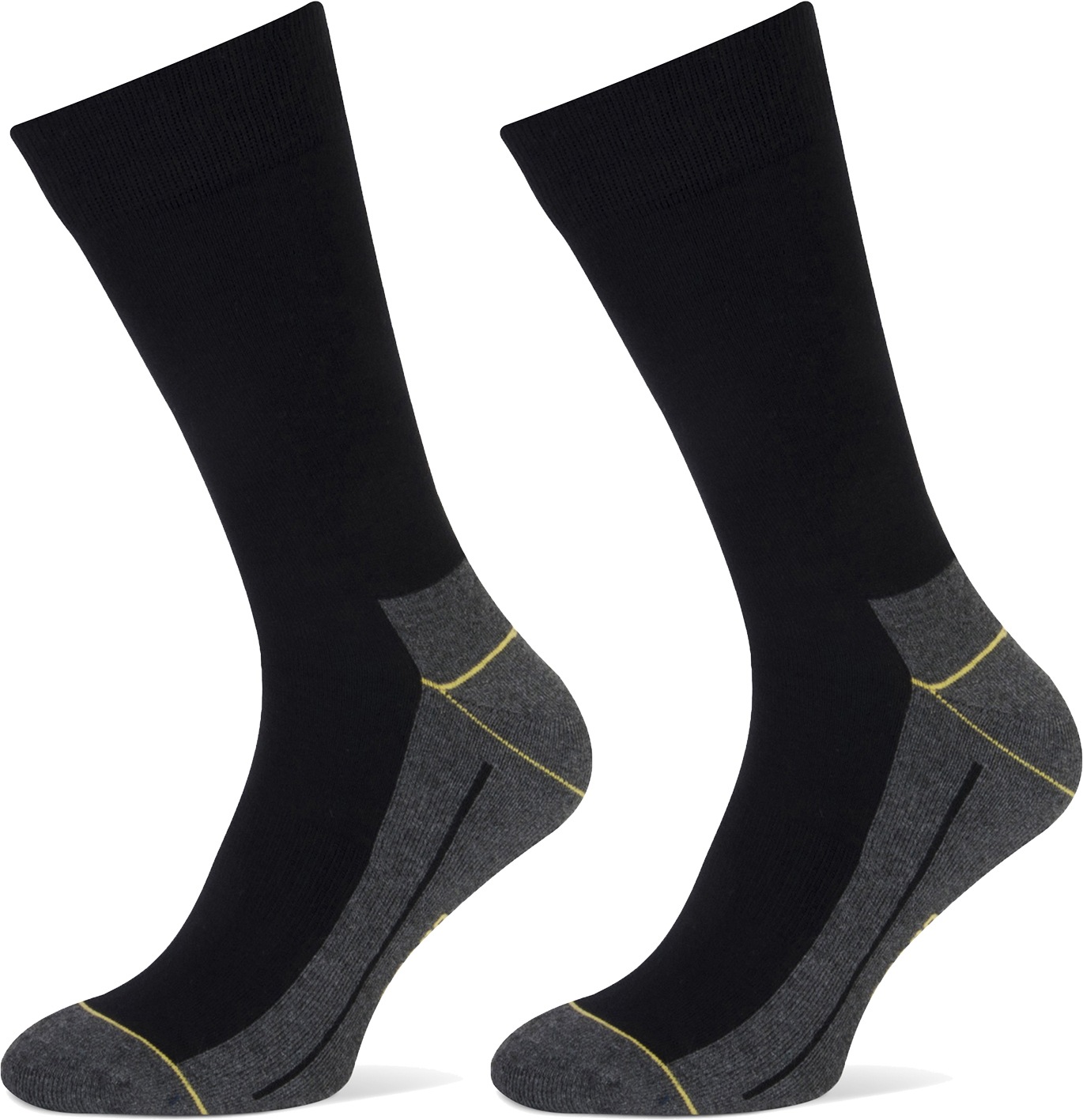 STAPP Arbeitssocken "Bekleidung 4425 Stapp Yellow Walker 2er Pack / 2 Paar", 39, schwarz, Socken