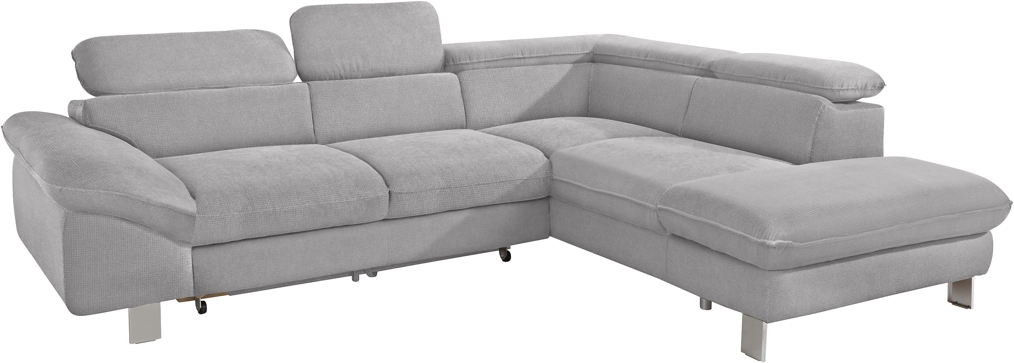COTTA Ecksofa "Driver L-Form" mit Kopfteilverstellung, wahlweise mit Schlaffunktion & Bettkasten