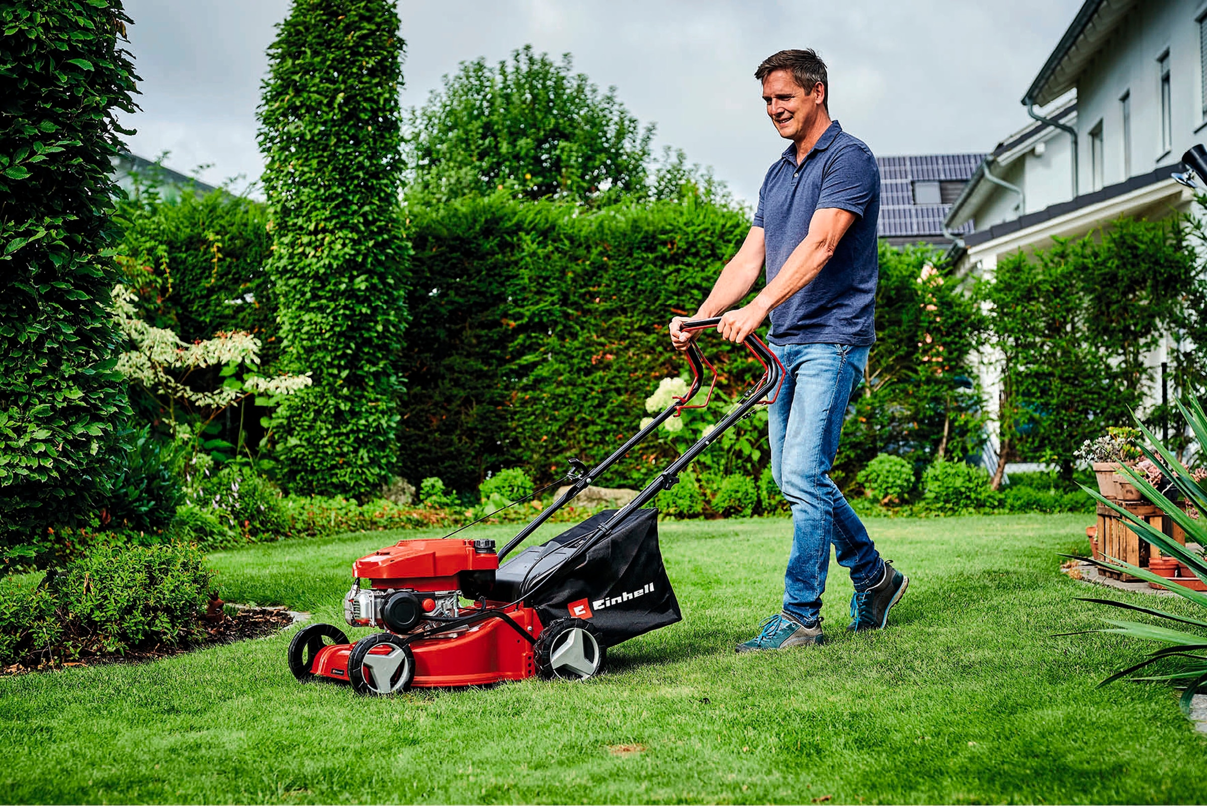 Einhell Benzinrasenmäher "GC-PM 40/2 S", mit Radantrieb günstig online kaufen