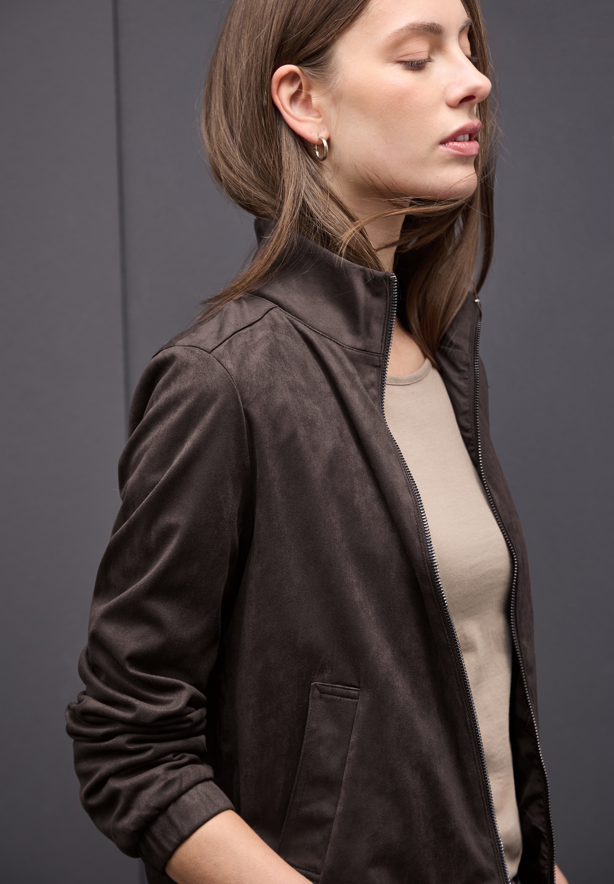 STREET ONE Lederimitat-Blazer