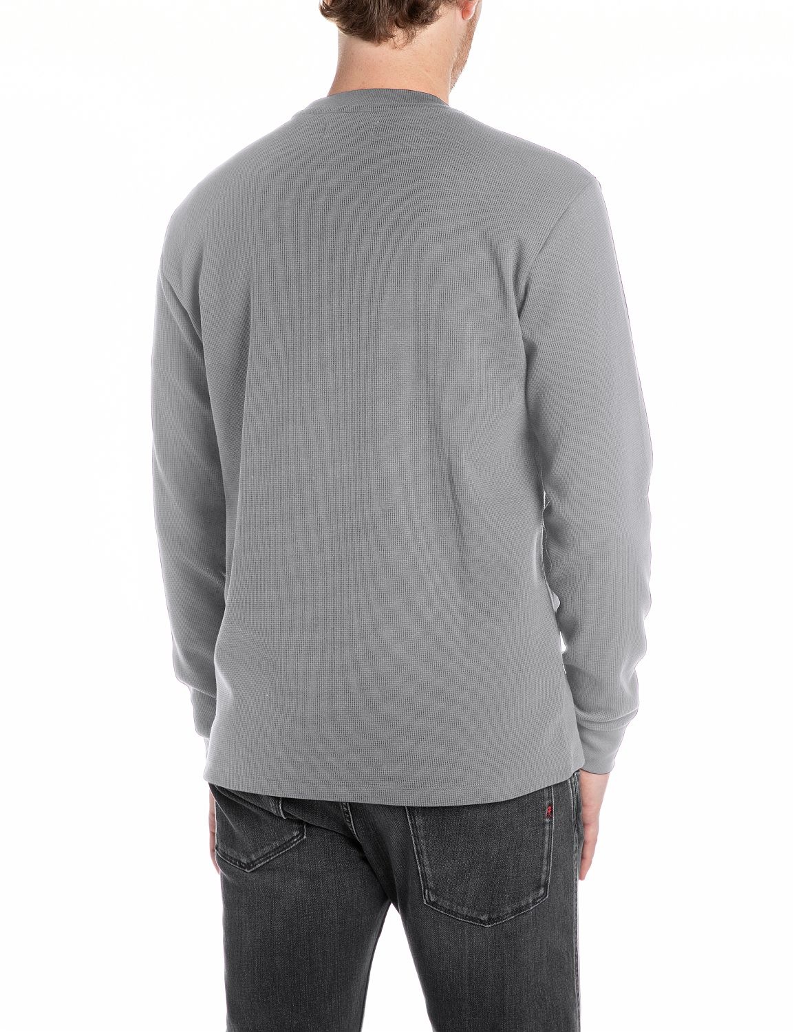 Replay Longsleeve Regular Fit, Rundhalsform günstig online kaufen