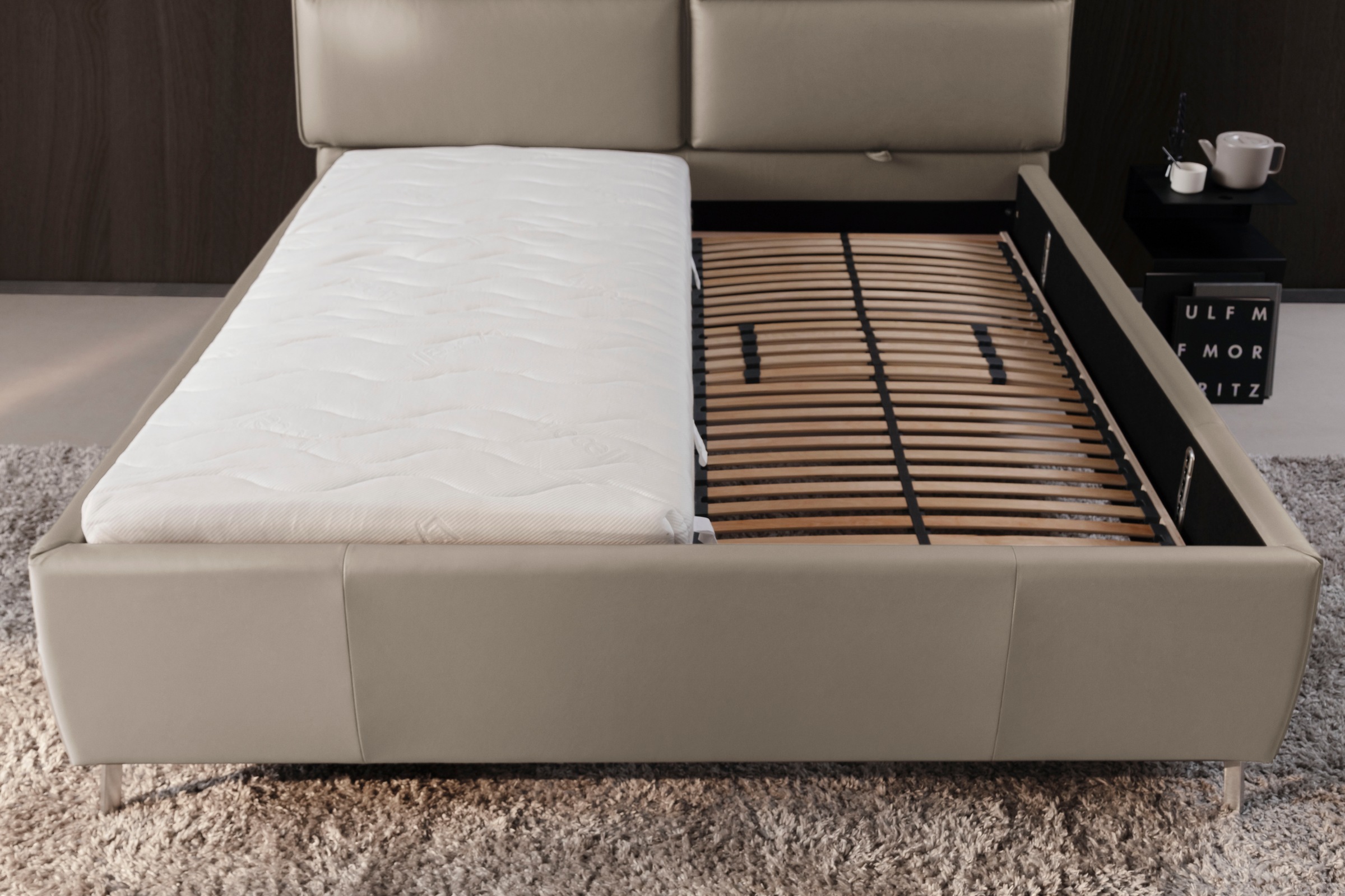 Home affaire Polsterbett "Cozy Town" inkl. 7-fache Einlegetiefenverstellung günstig online kaufen