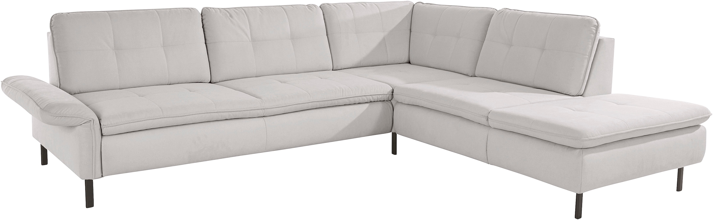 INOSIGN Ecksofa »Birkholm L-Form«, Armlehnverstellung, auch in Easy Clean Bezug - mit Wasser zu reinigen