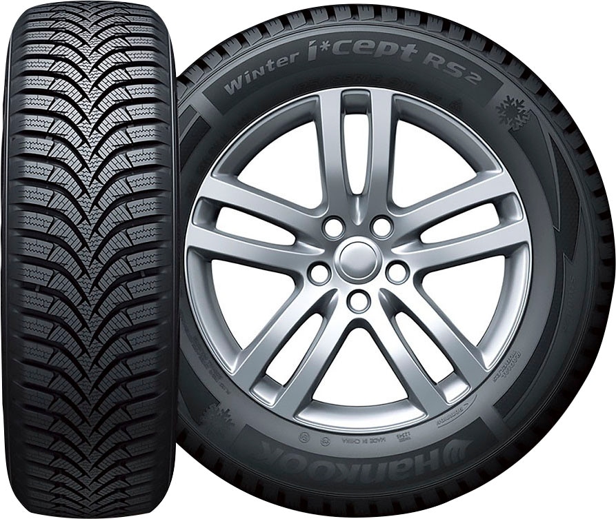 HANKOOK Winterreifen "WINTER I*CEPT RS3 W462", 205mm / 55 % R 16 91H, schwarz, Autoreifen