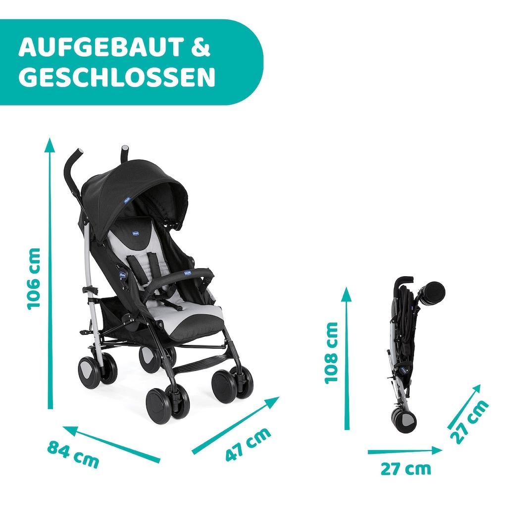 Chicco Kinder-Buggy »Echo, Stone«, mit Frontbügel;