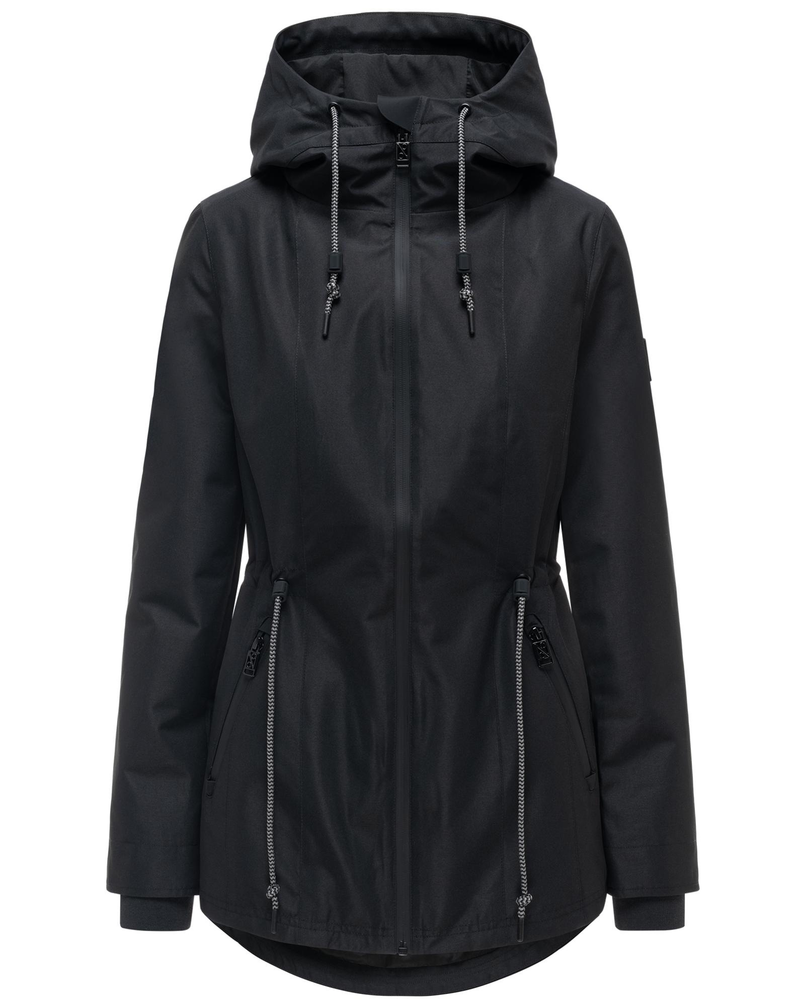 Navahoo Outdoorjacke "Blumentanz 14" mit Kapuze Übergangsjacke mit wasserdichtem Verschluss